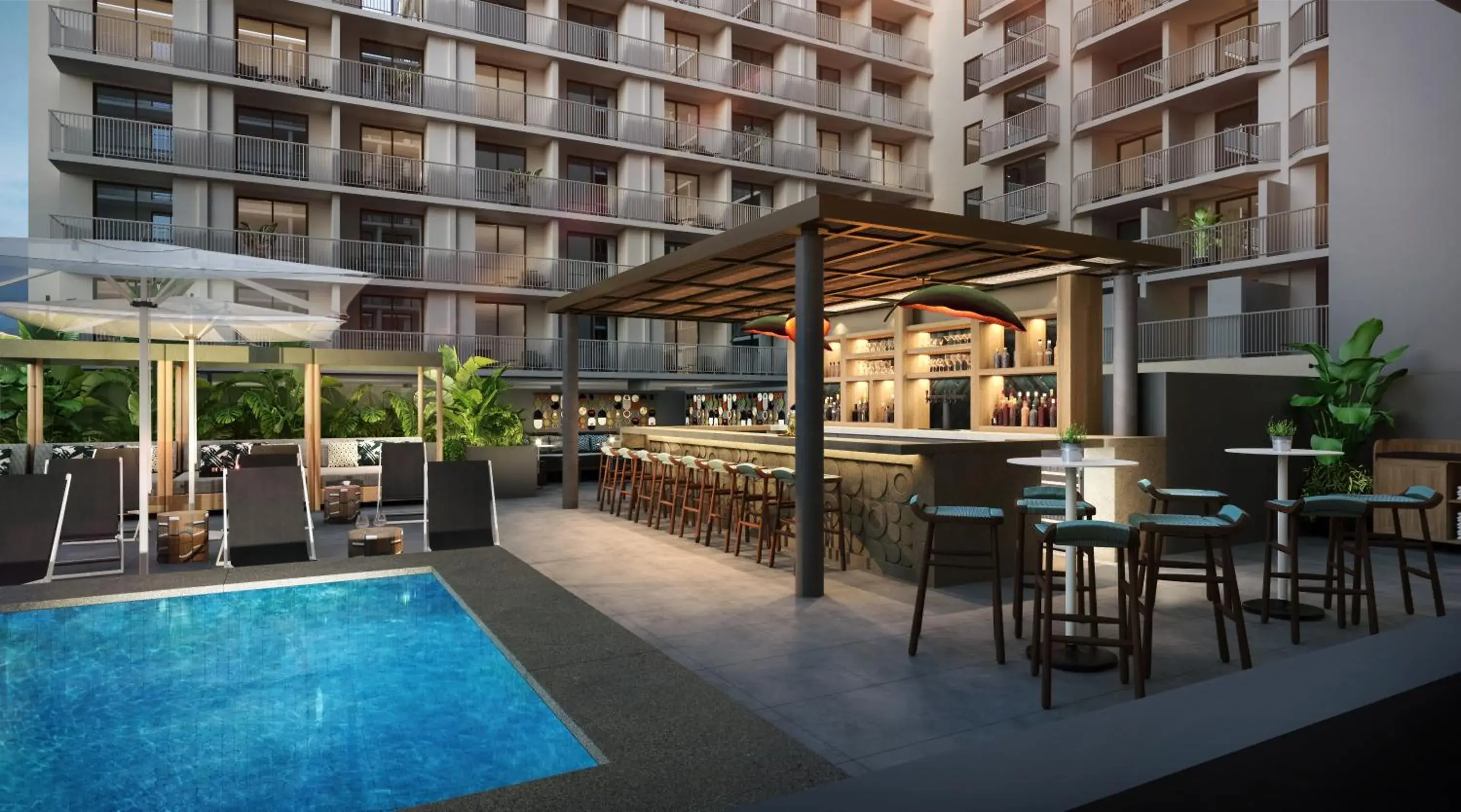 Property building, Restaurant/Places to Eat in Pearl Hotel Waikiki