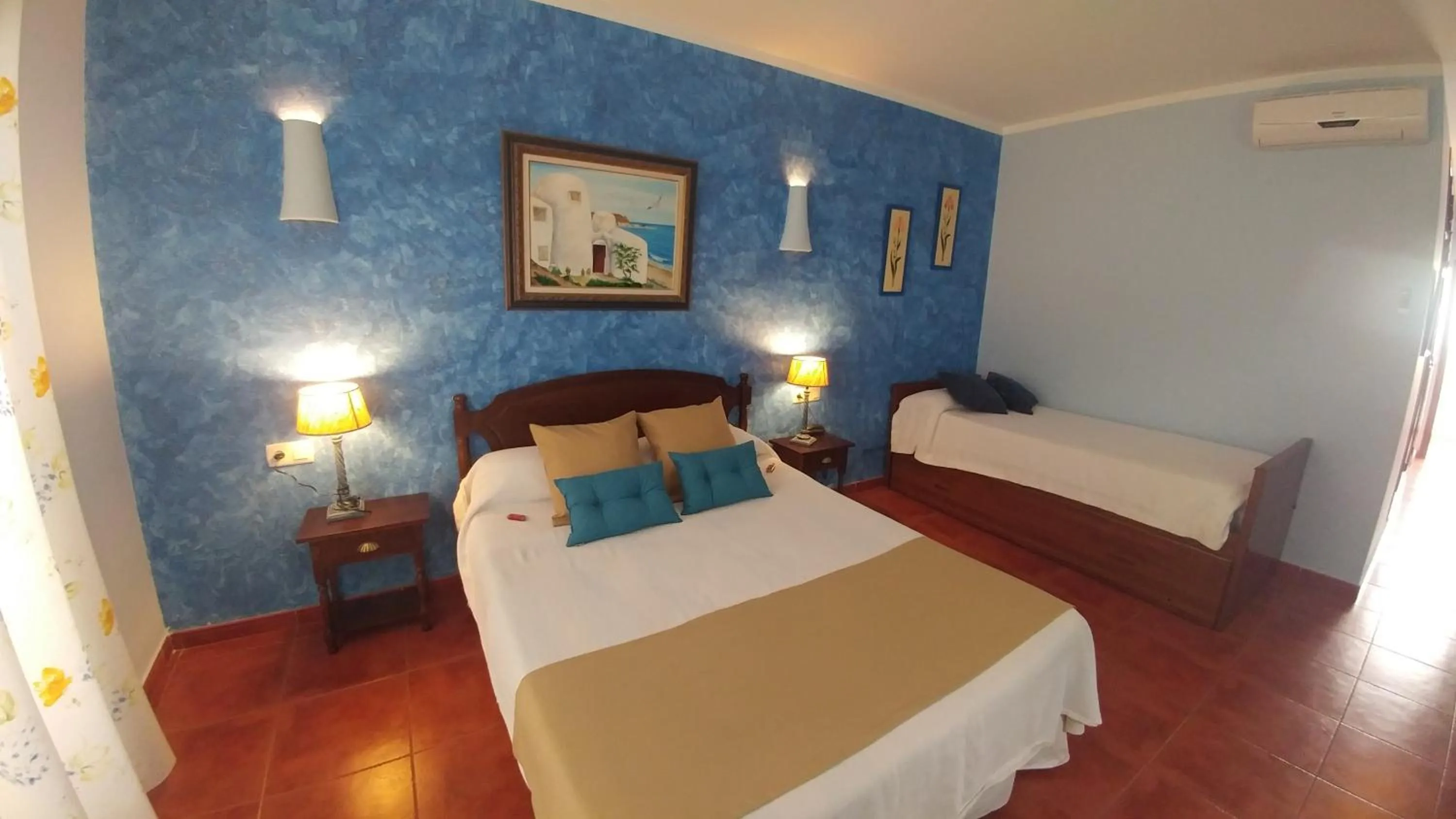 Bedroom, Bed in Hotel las Calas