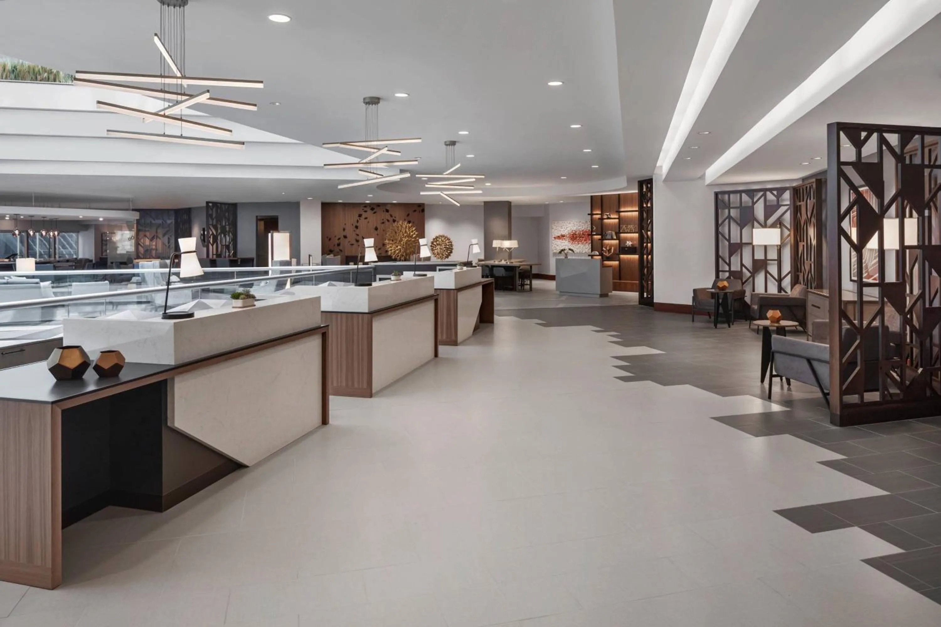 Lobby or reception in Minneapolis Marriott City Center