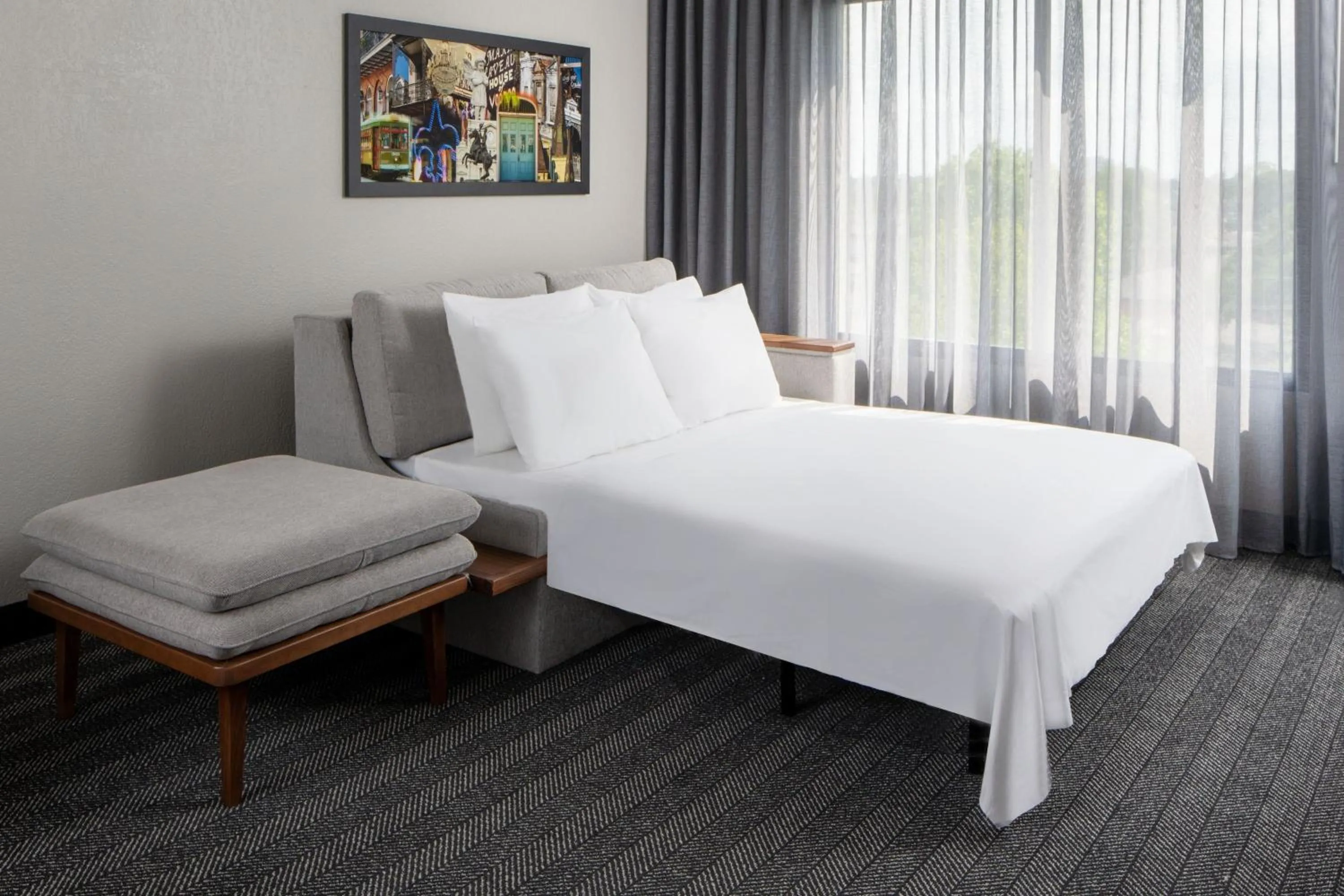 Bedroom, Bed in Courtyard by Marriott New Orleans Metairie