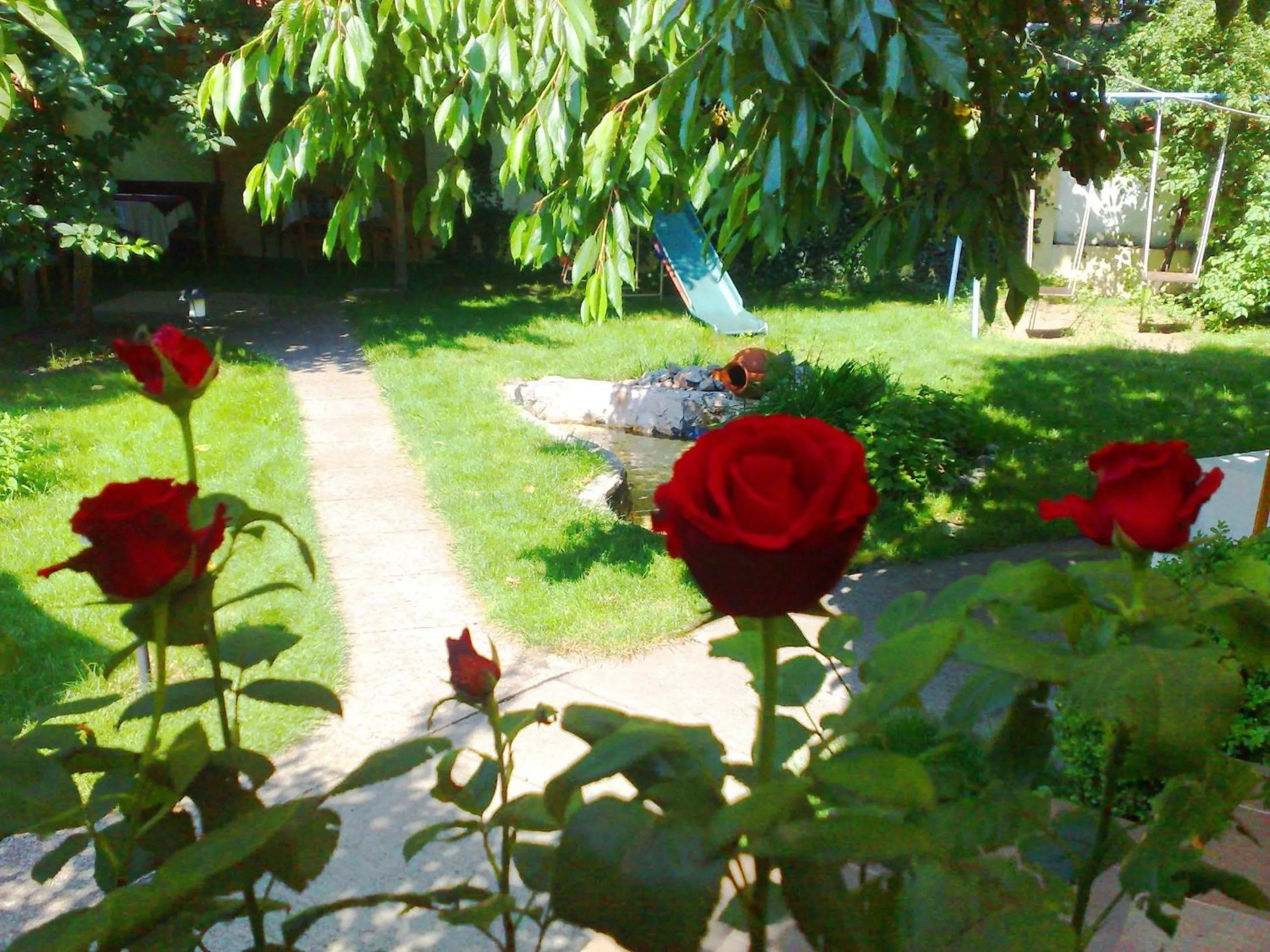 Garden in Family Hotel Sonata