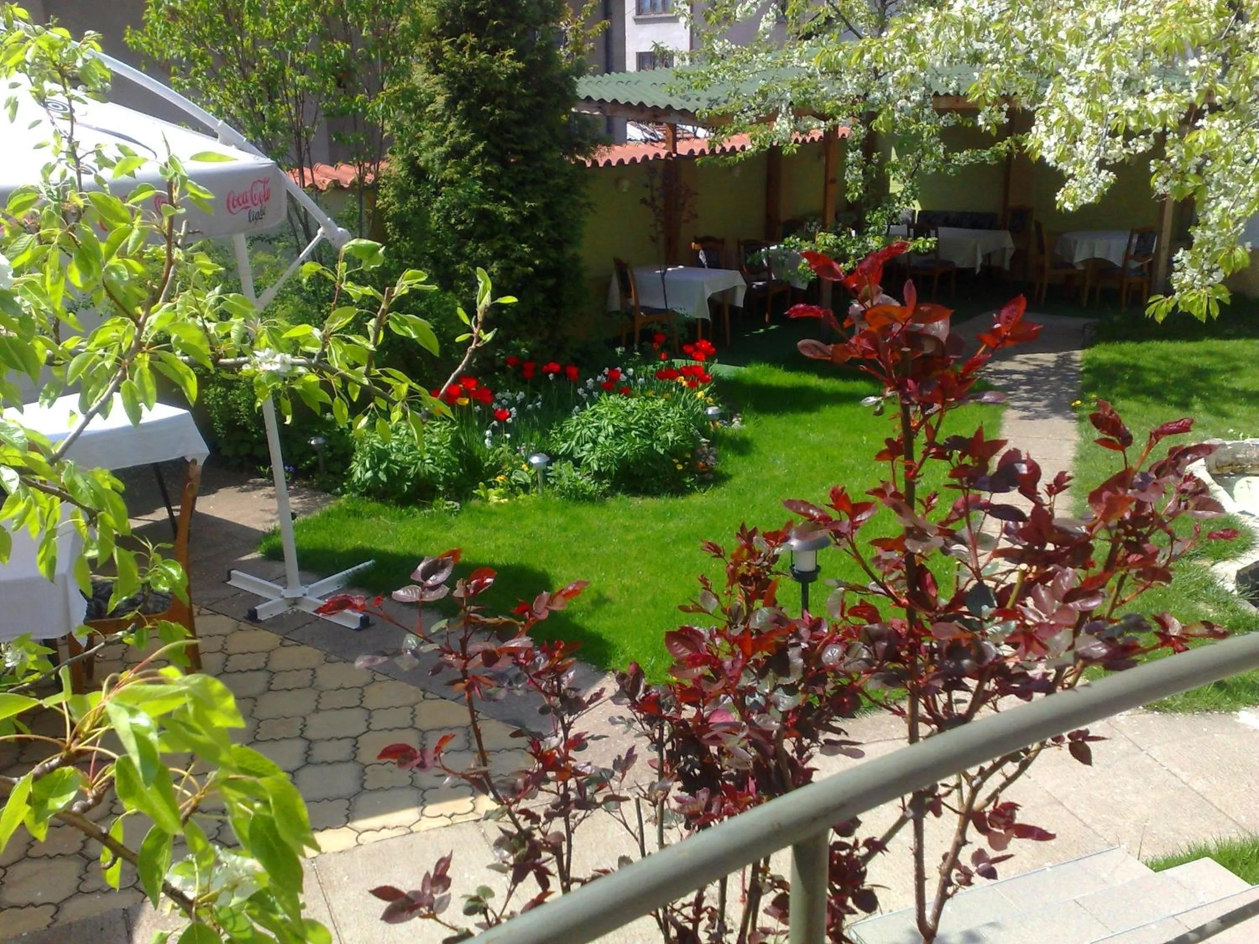 Garden in Family Hotel Sonata