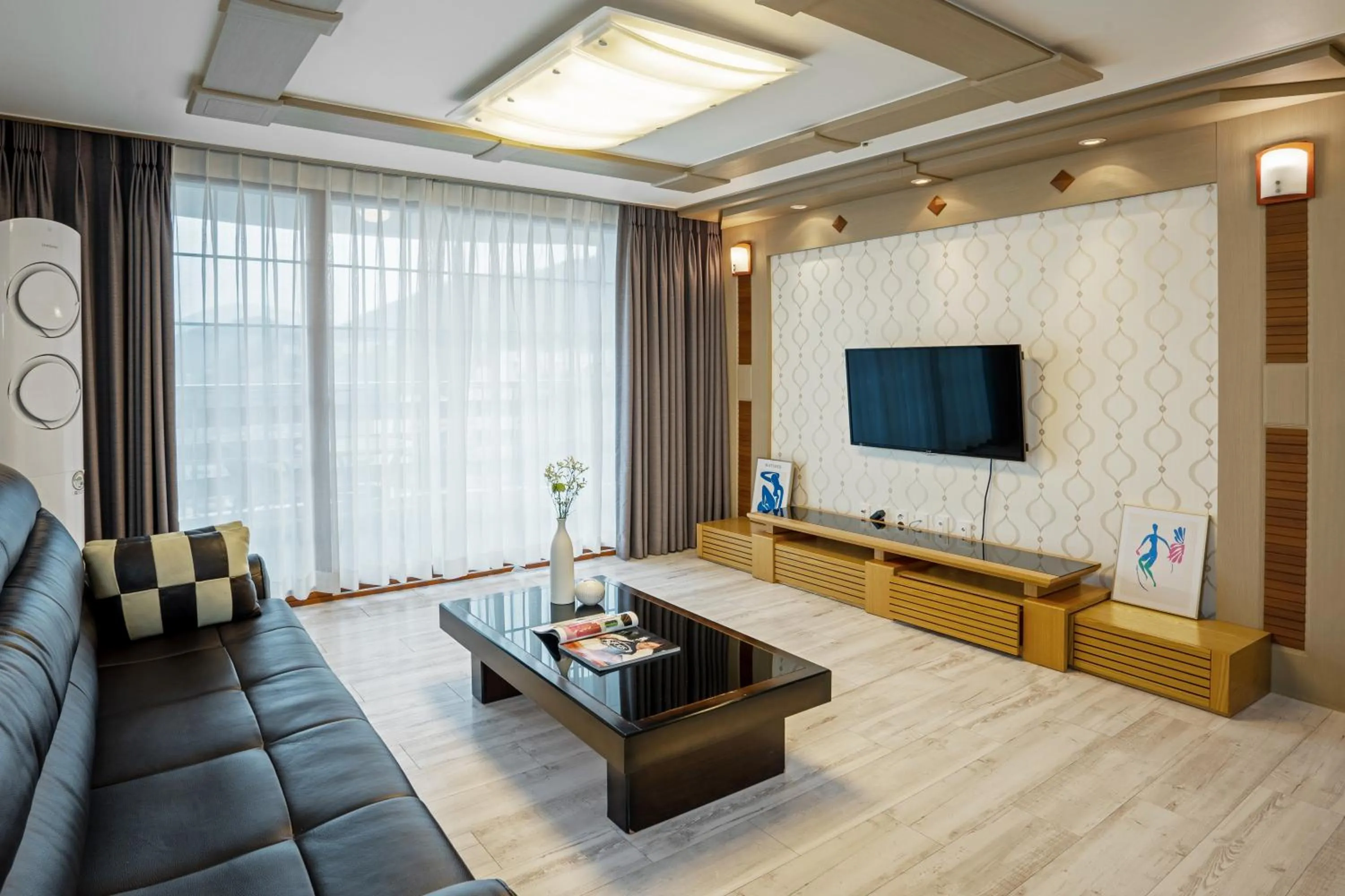 Living room in Home Fourest Resort Geoje