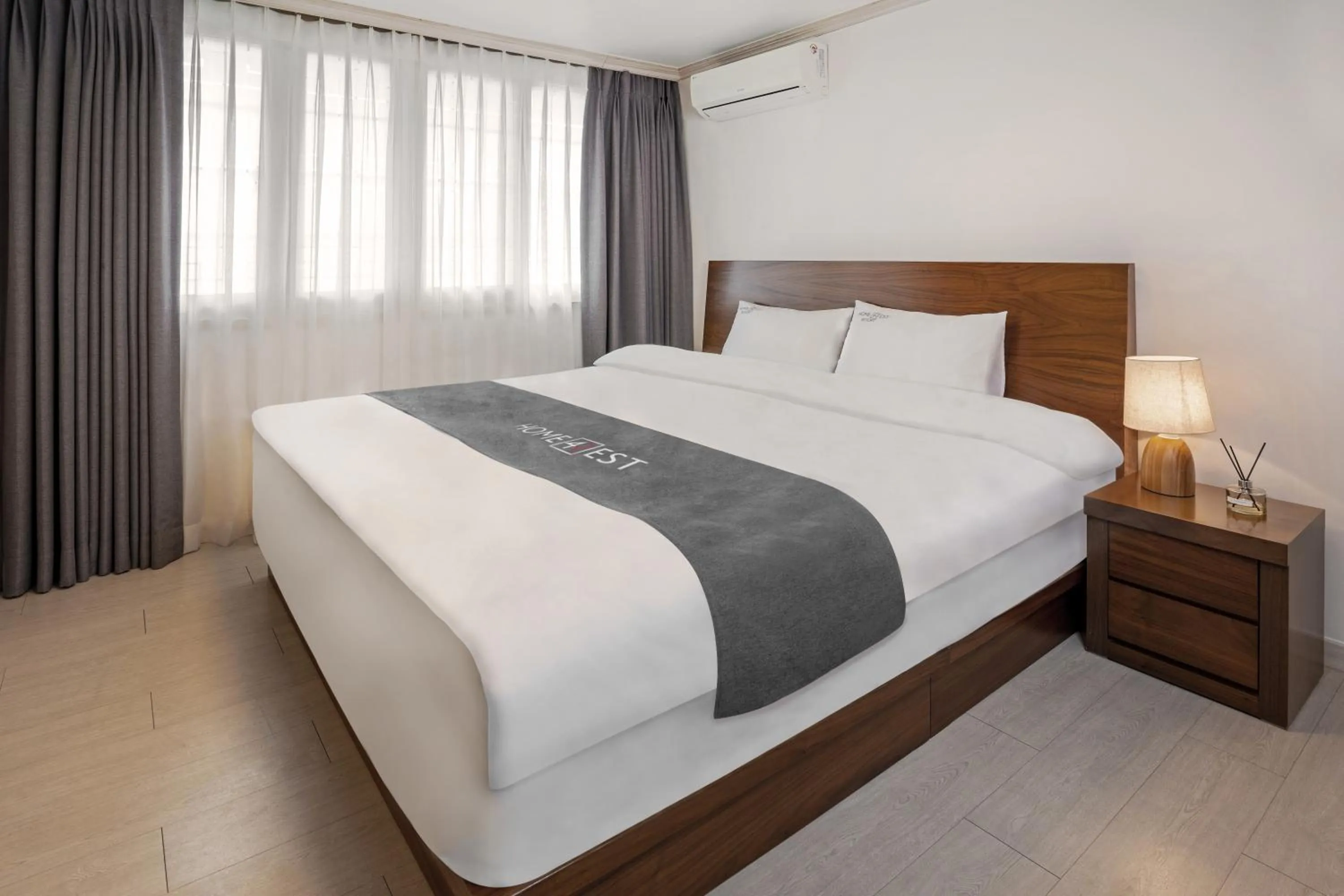 Bed in Home Fourest Resort Geoje