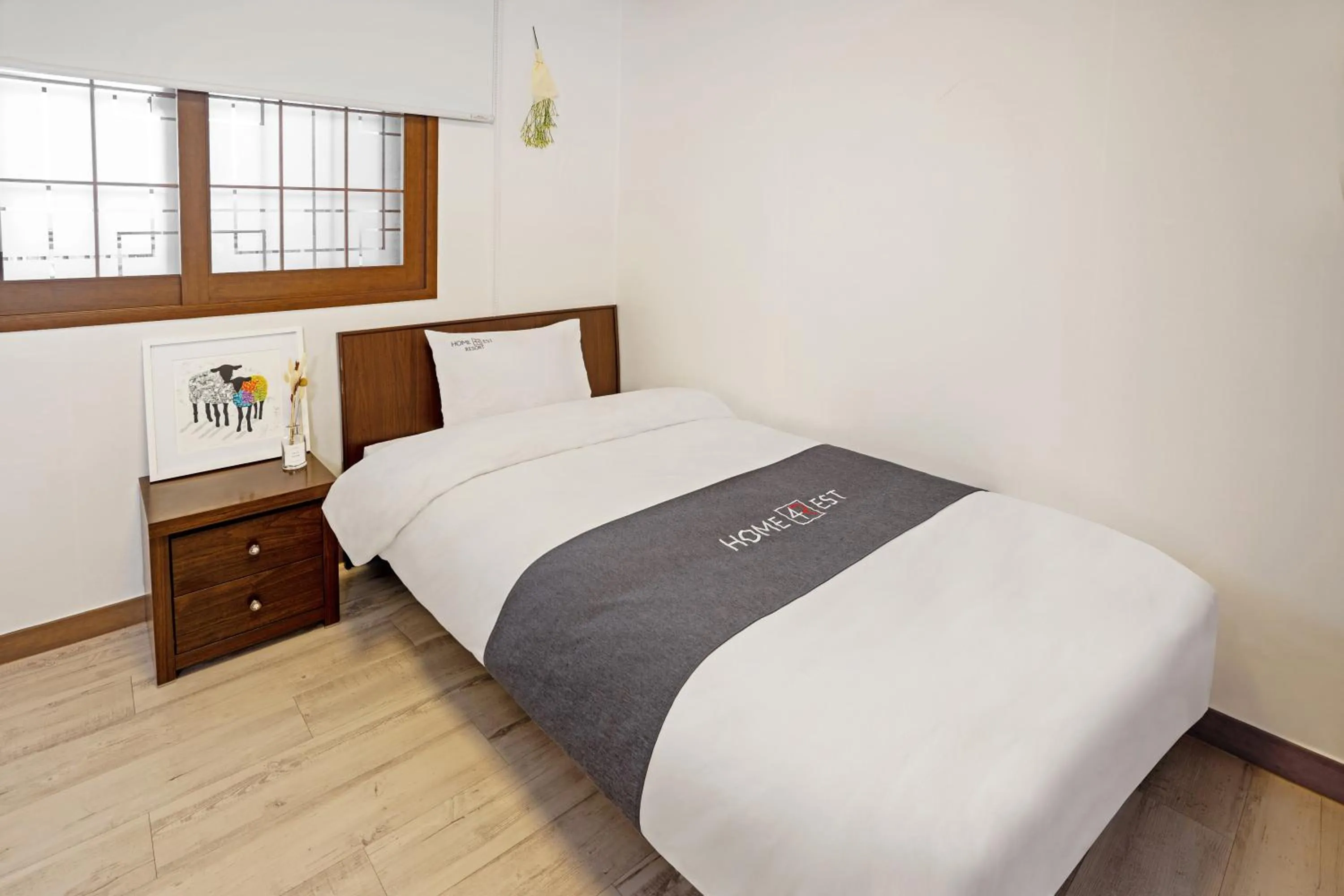 Bed in Home Fourest Resort Geoje