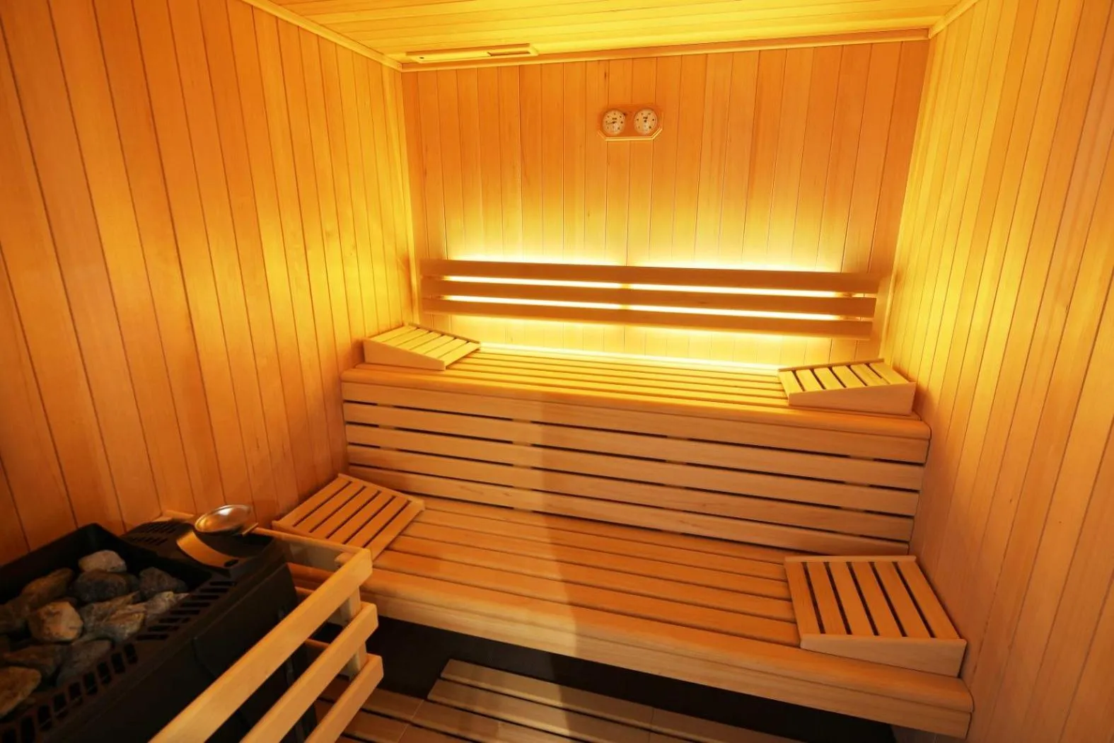 Sauna in Maison d'hôtes & SPA La Scierie