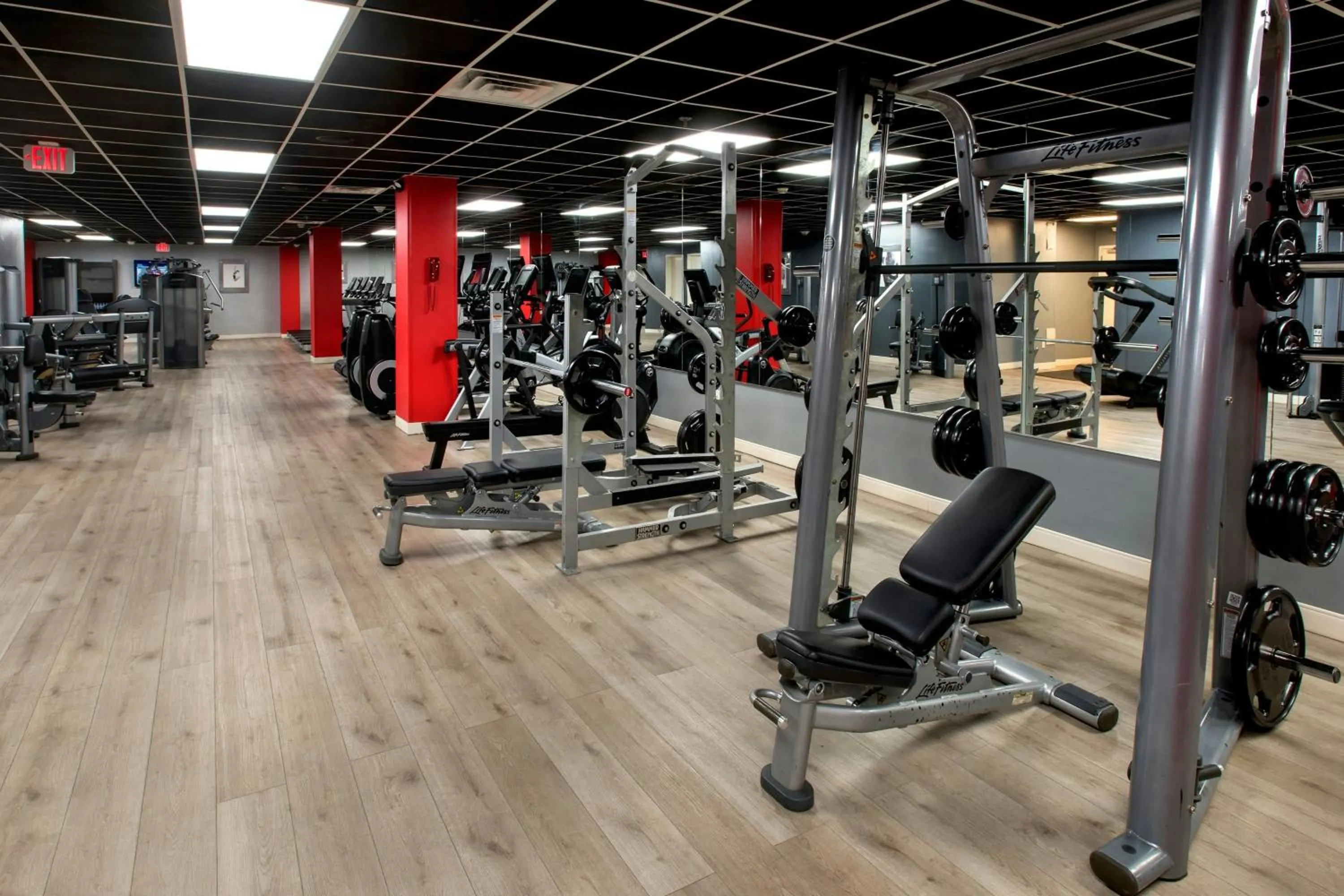 Fitness centre/facilities in Westchester Marriott