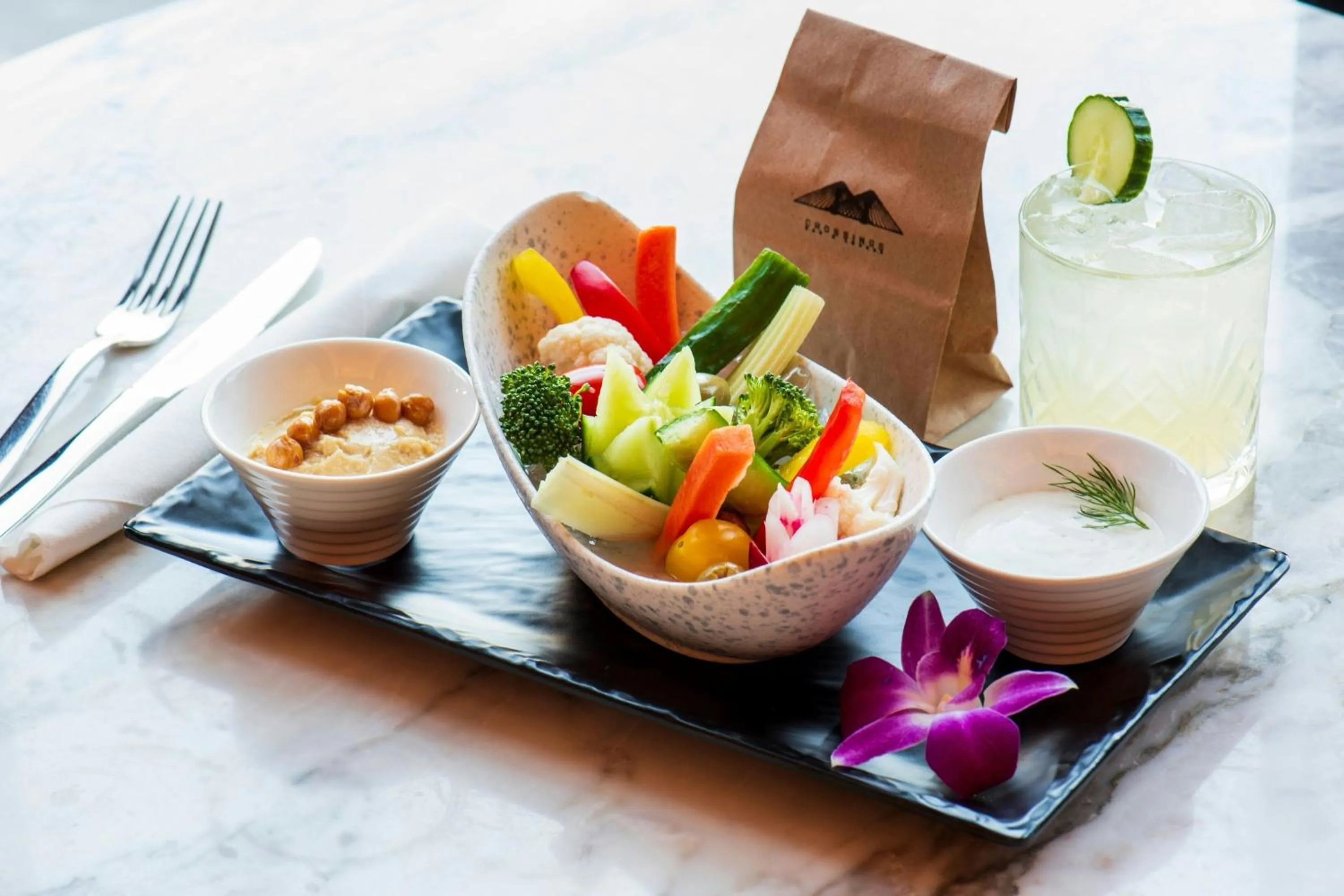 Restaurant/places to eat in Westchester Marriott