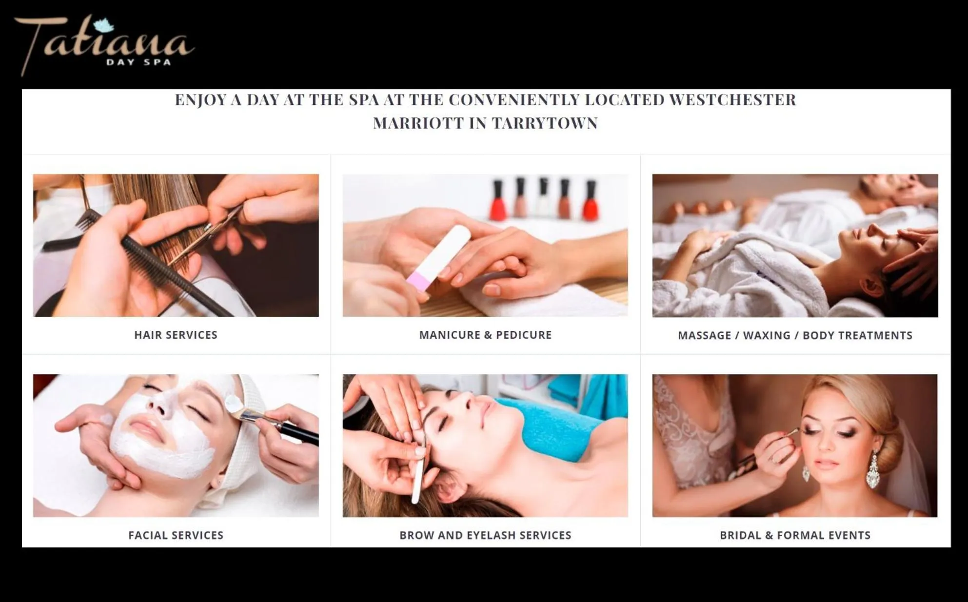 Spa and wellness centre/facilities in Westchester Marriott