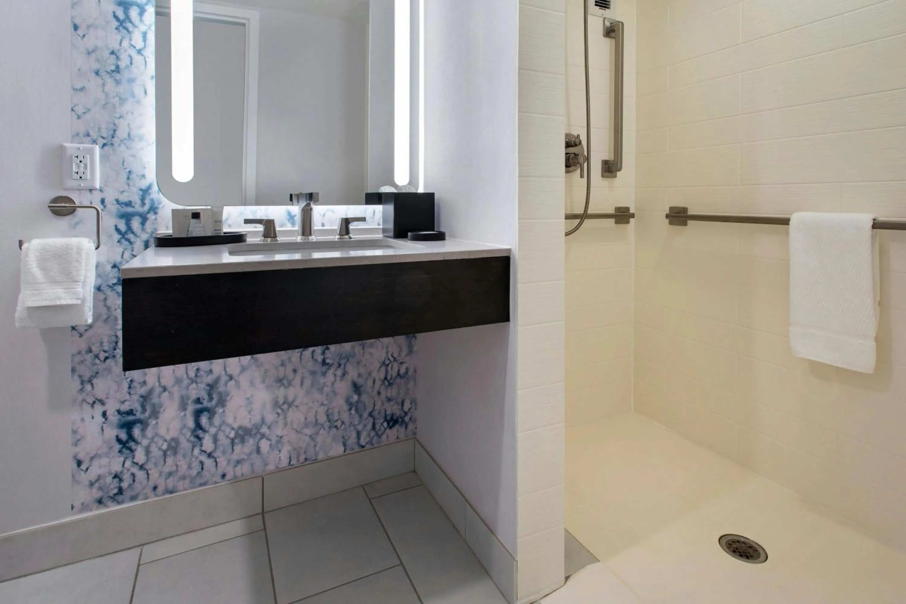 Bathroom in Westchester Marriott