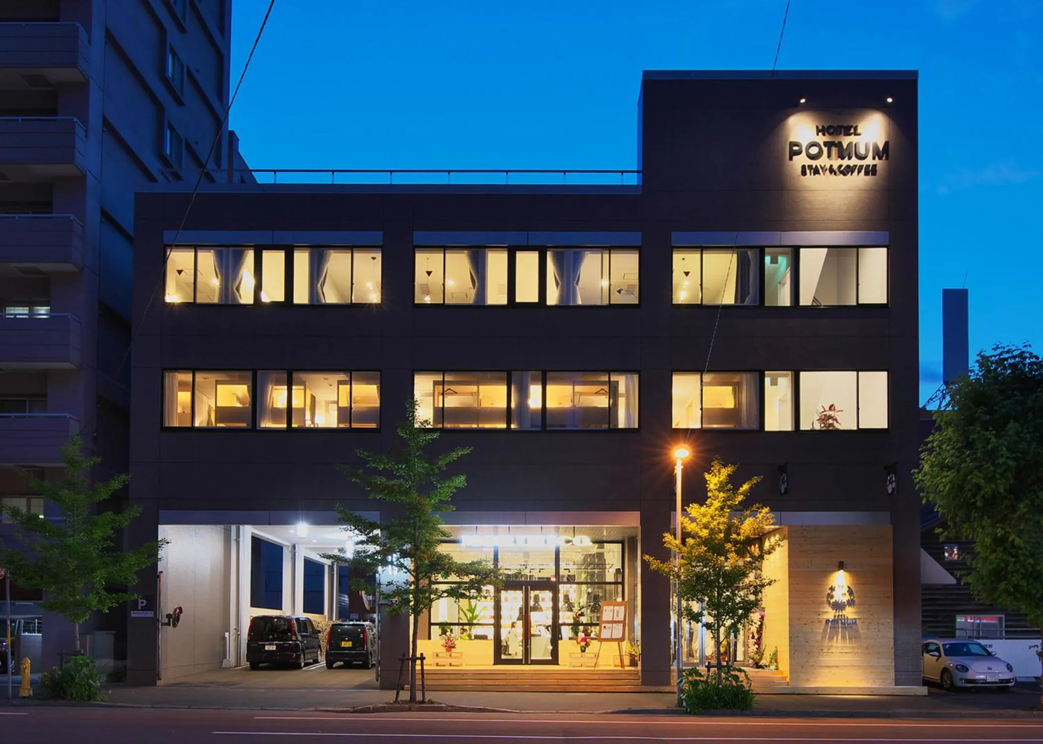 Facade/entrance in Hotel Potmum Sapporo