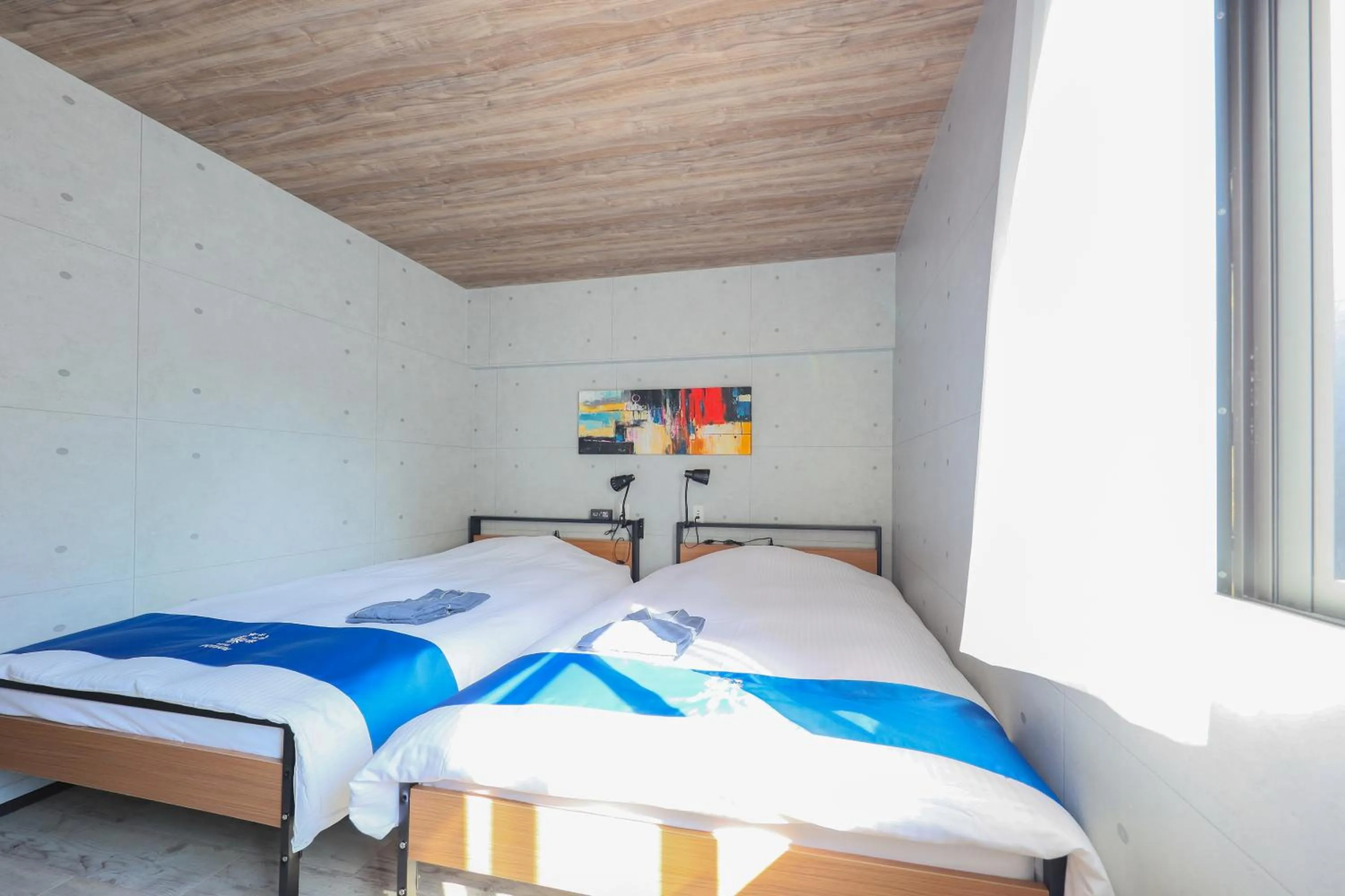 Photo of the whole room, Bed in Hotel Potmum Sapporo