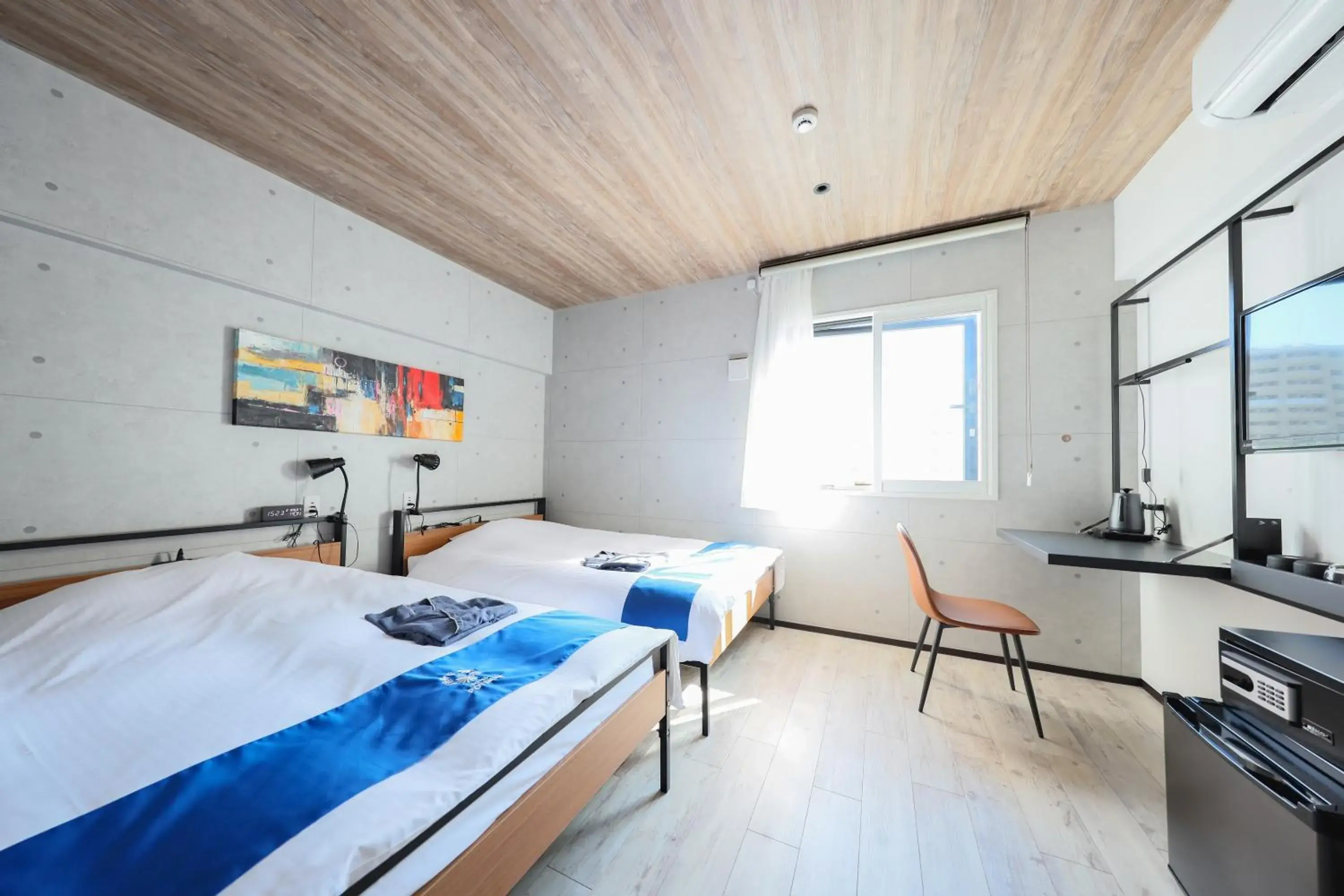 Photo of the whole room, Bed in Hotel Potmum Sapporo Photo of the whole room, Bed in Hotel Potmum Sapporo