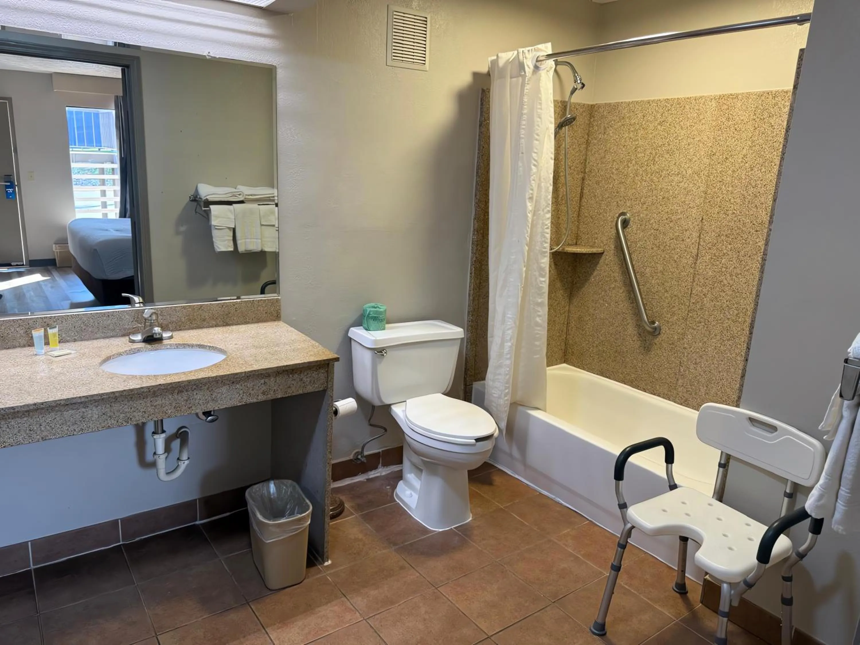 Bathroom in Days Inn by Wyndham Cookeville