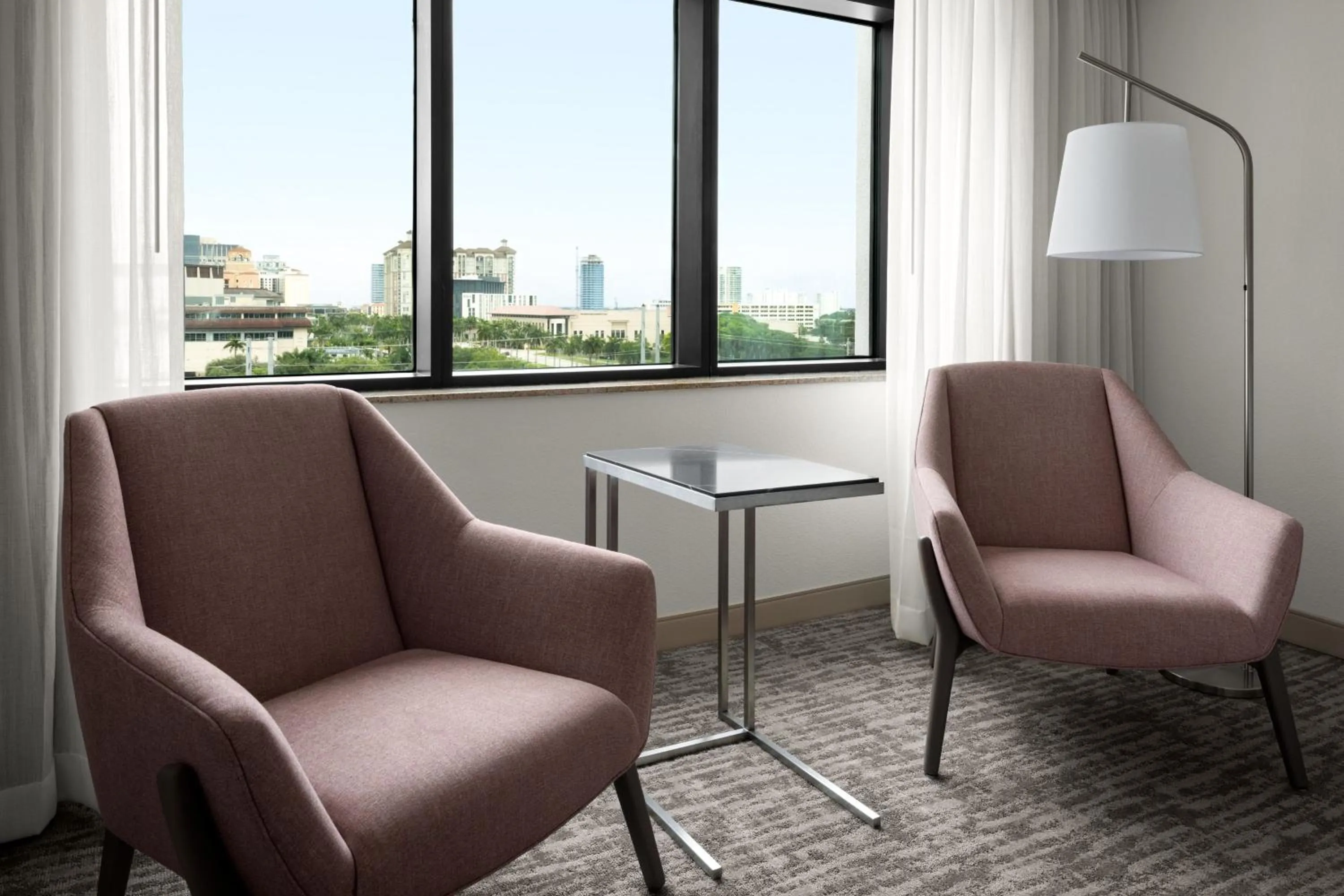 Photo of the whole room in West Palm Beach Marriott