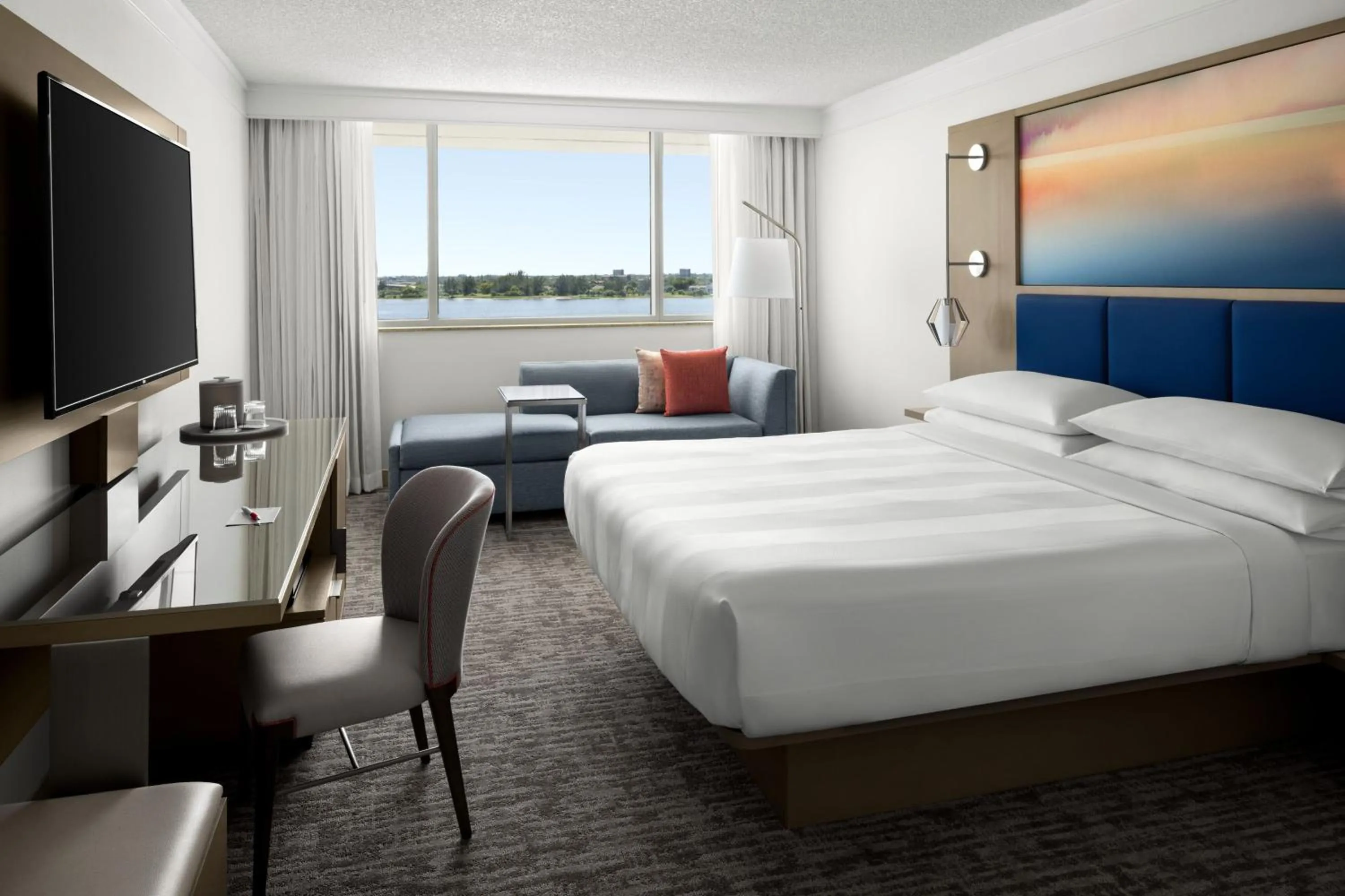 Photo of the whole room, Bed in West Palm Beach Marriott