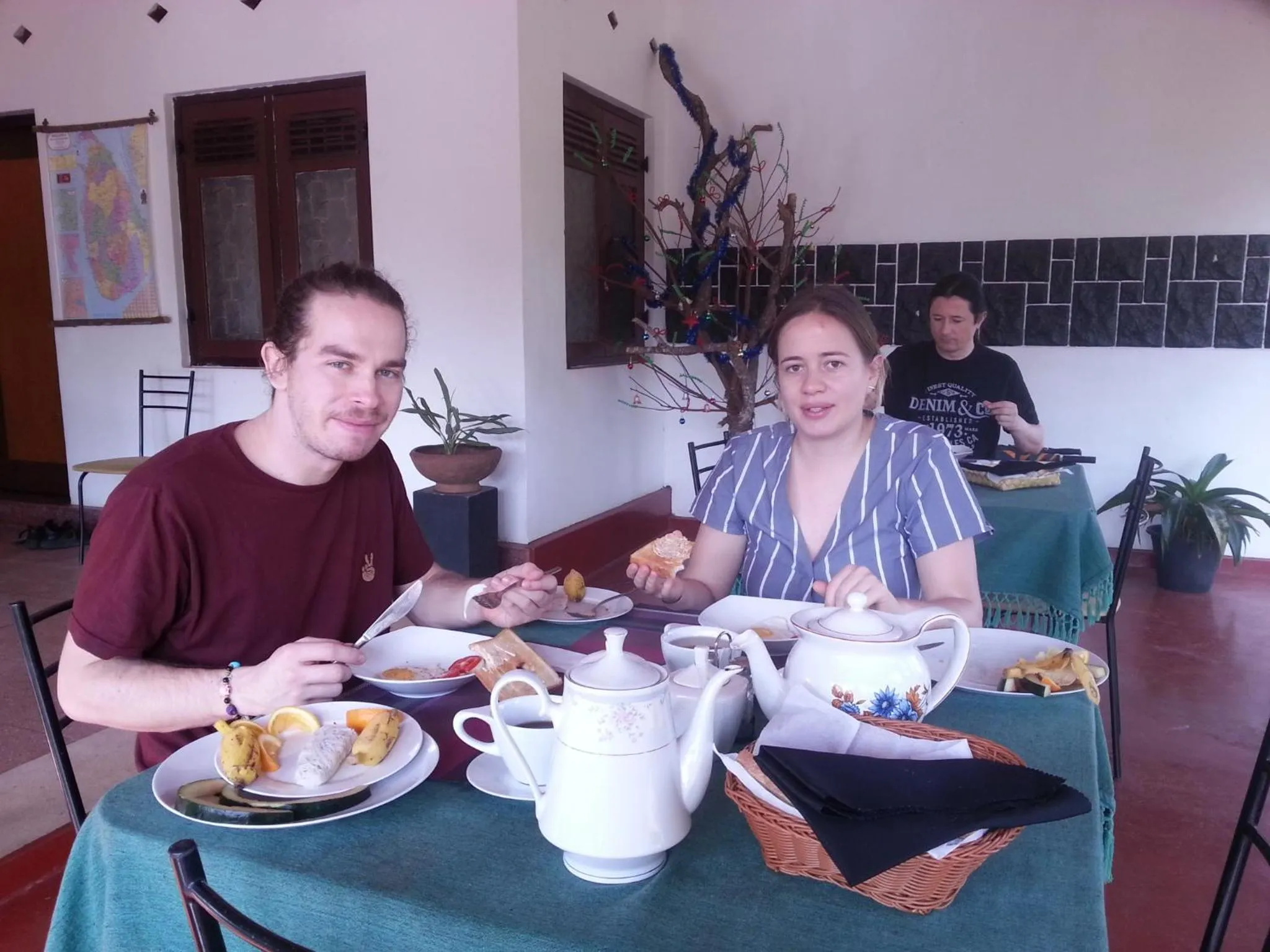 Continental breakfast in Saubagya Inn