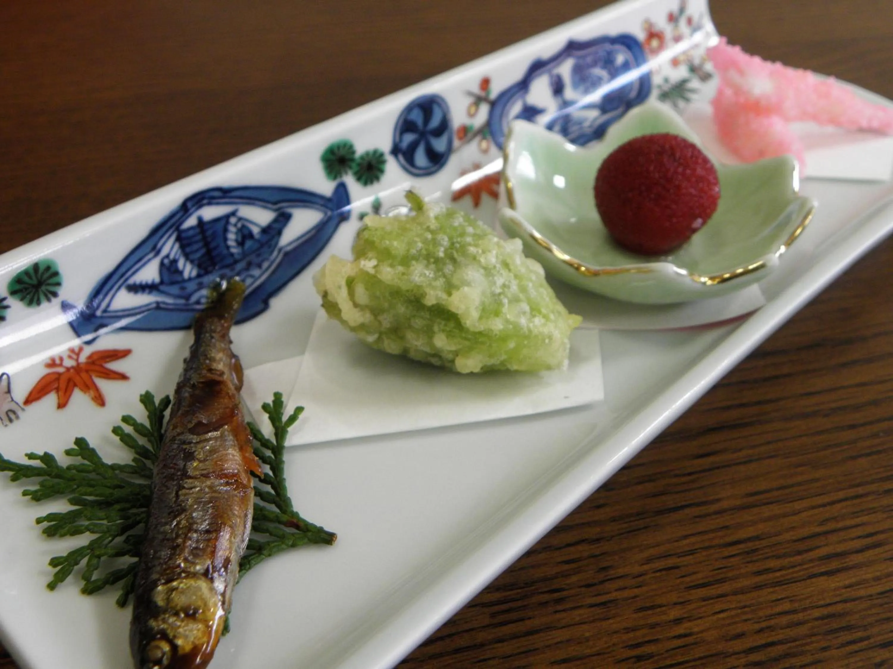 Food close-up in Ryujin Onsen Marui Ryokan