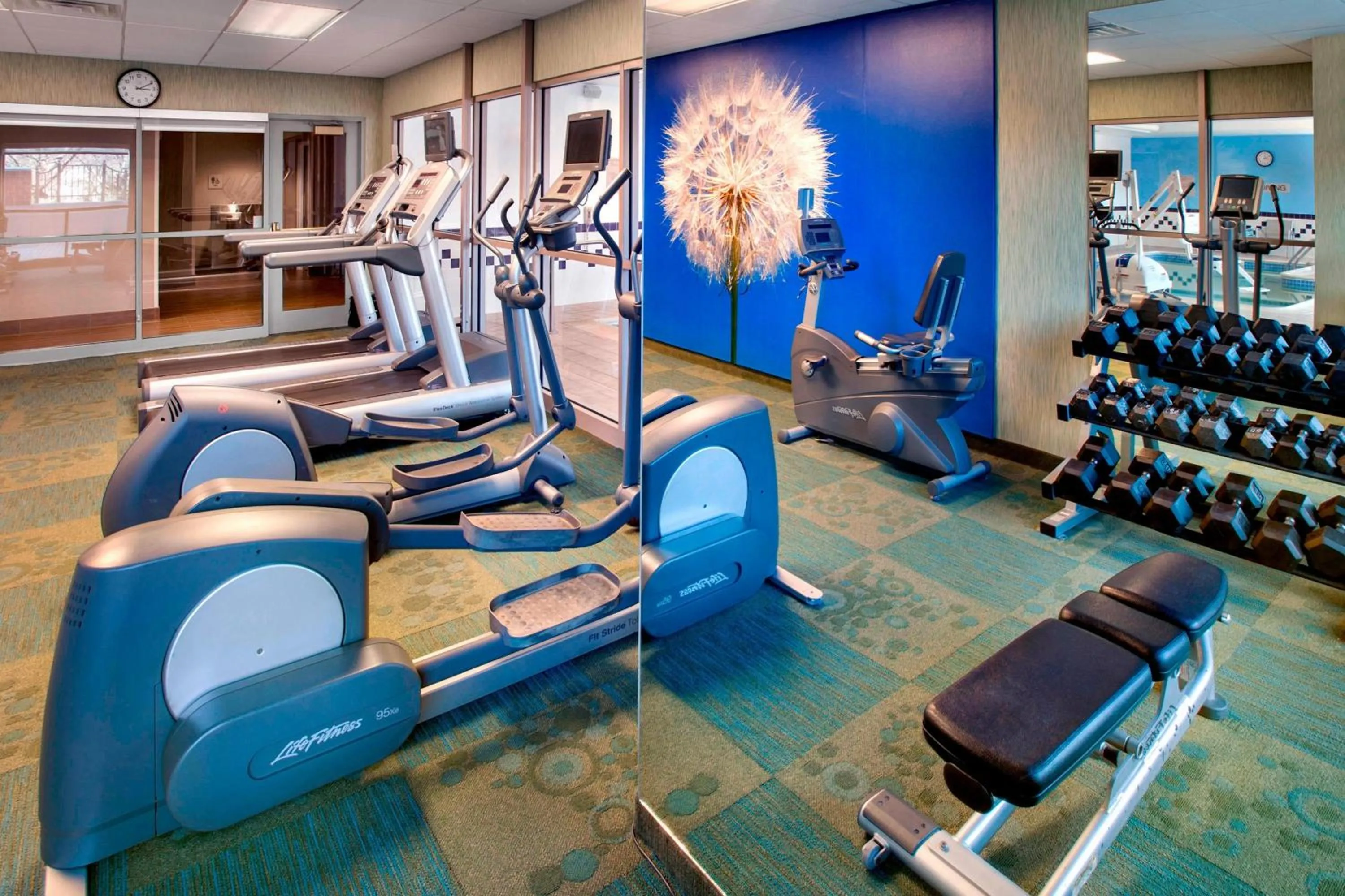 Fitness centre/facilities in SpringHill Suites by Marriott Philadelphia Willow Grove