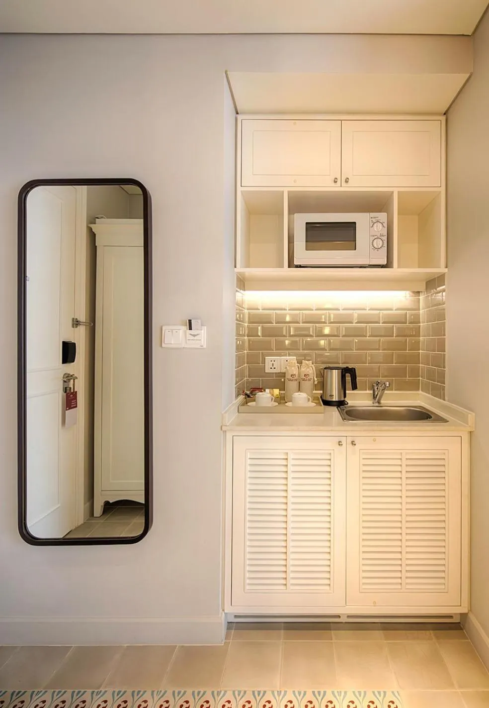 Kitchen or kitchenette in Maison De Camille Boutique Hotel