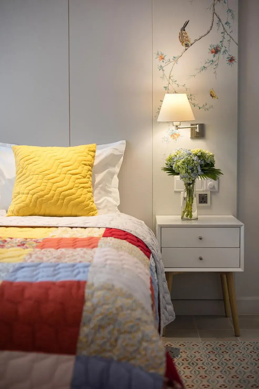 Decorative detail, Bed in Maison De Camille Boutique Hotel Decorative detail, Bed in Maison De Camille Boutique Hotel