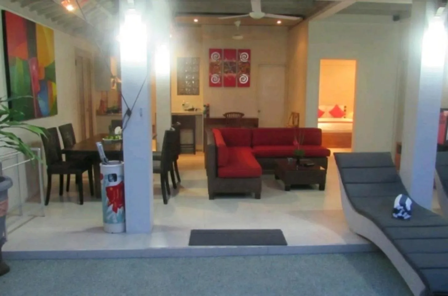Living room in Sun Shoot Villas Seminyak
