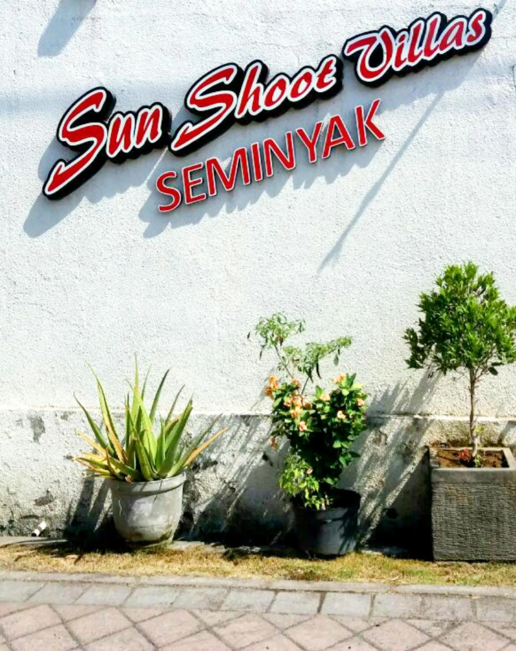 Property building in Sun Shoot Villas Seminyak