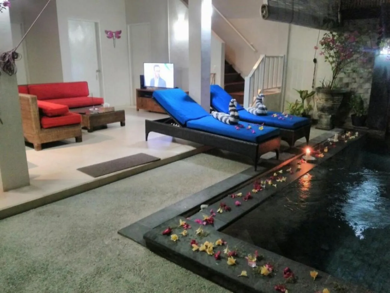 Living room in Sun Shoot Villas Seminyak