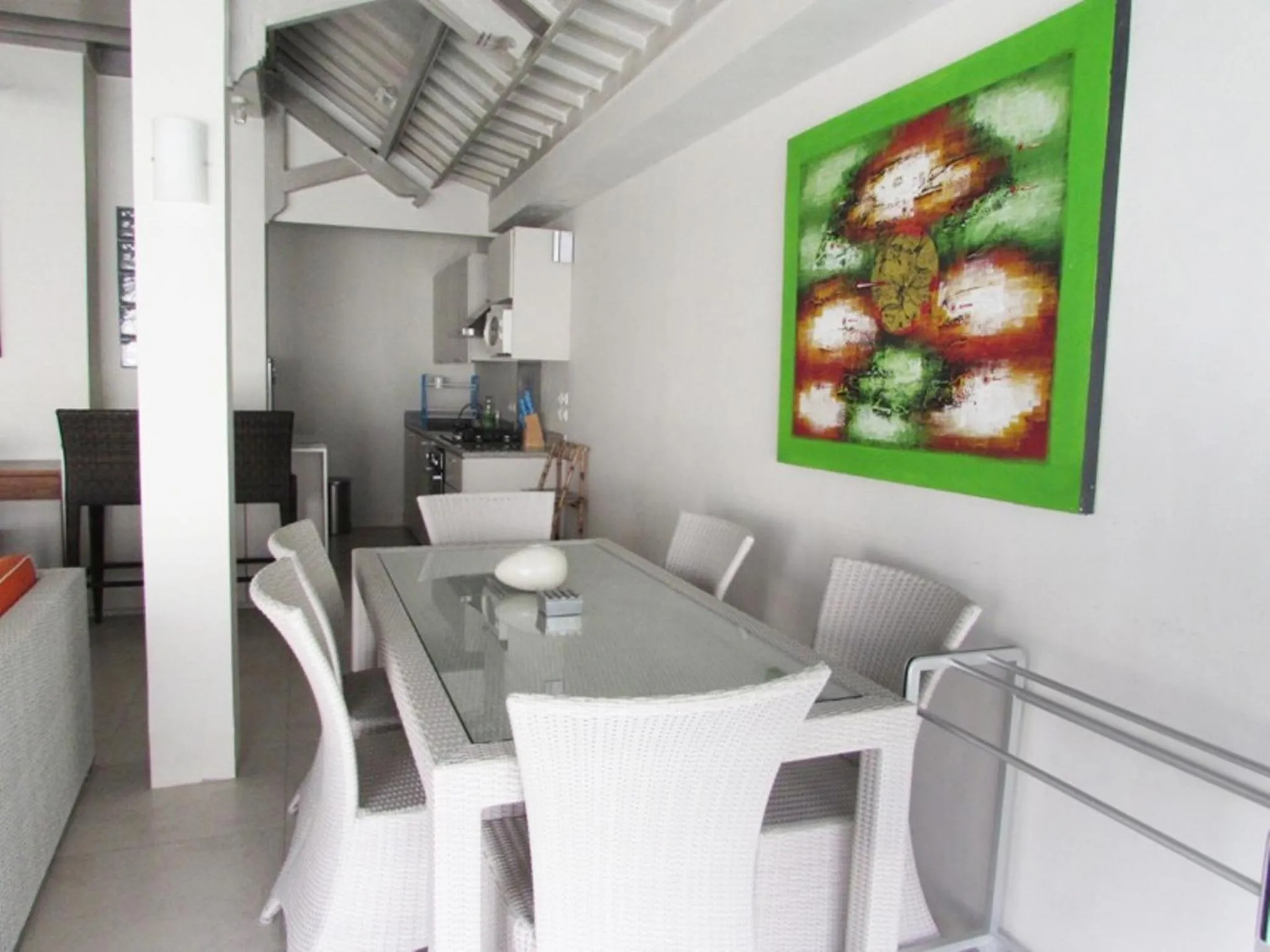 Seating area in Sun Shoot Villas Seminyak