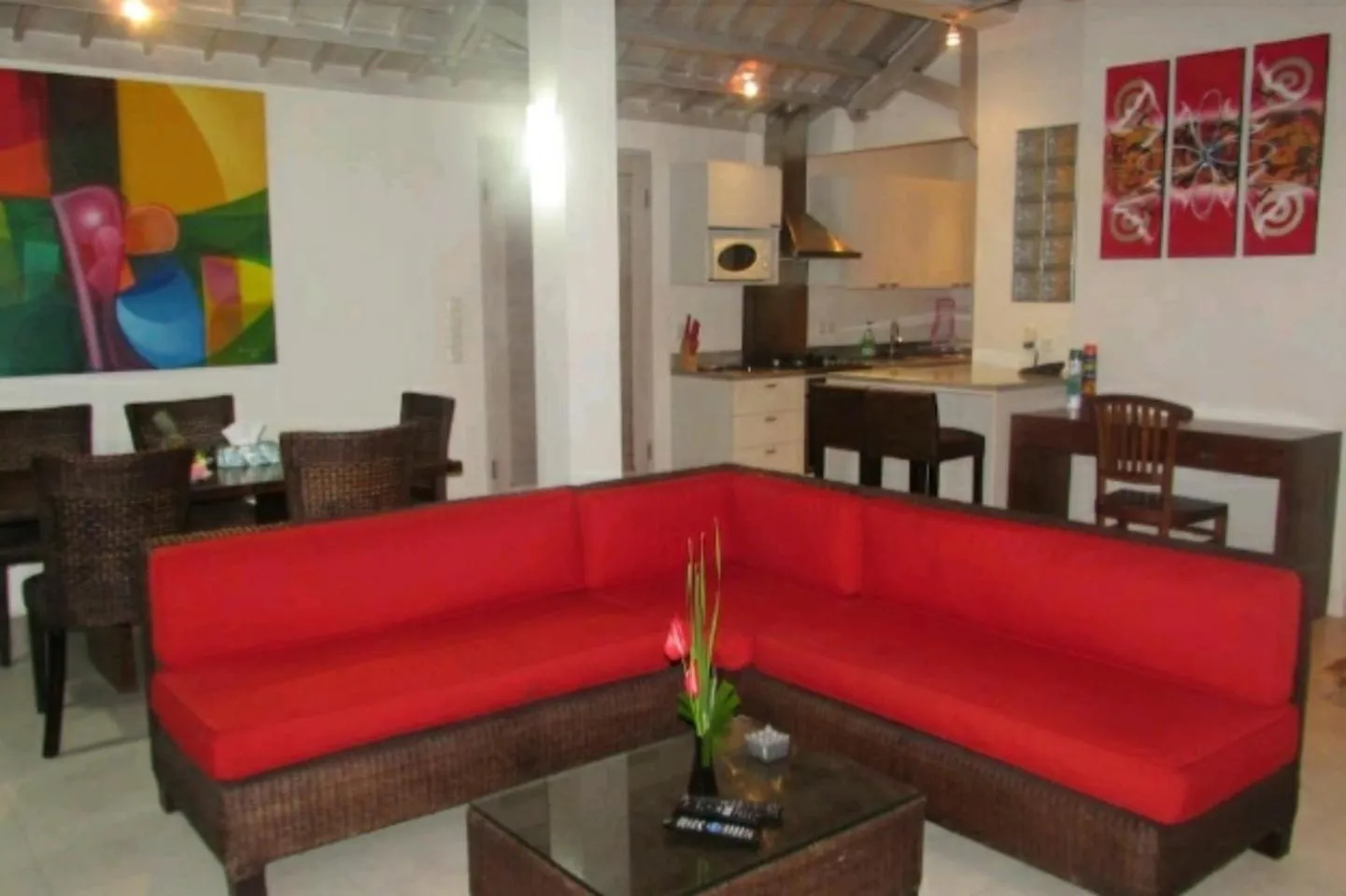 Living room in Sun Shoot Villas Seminyak