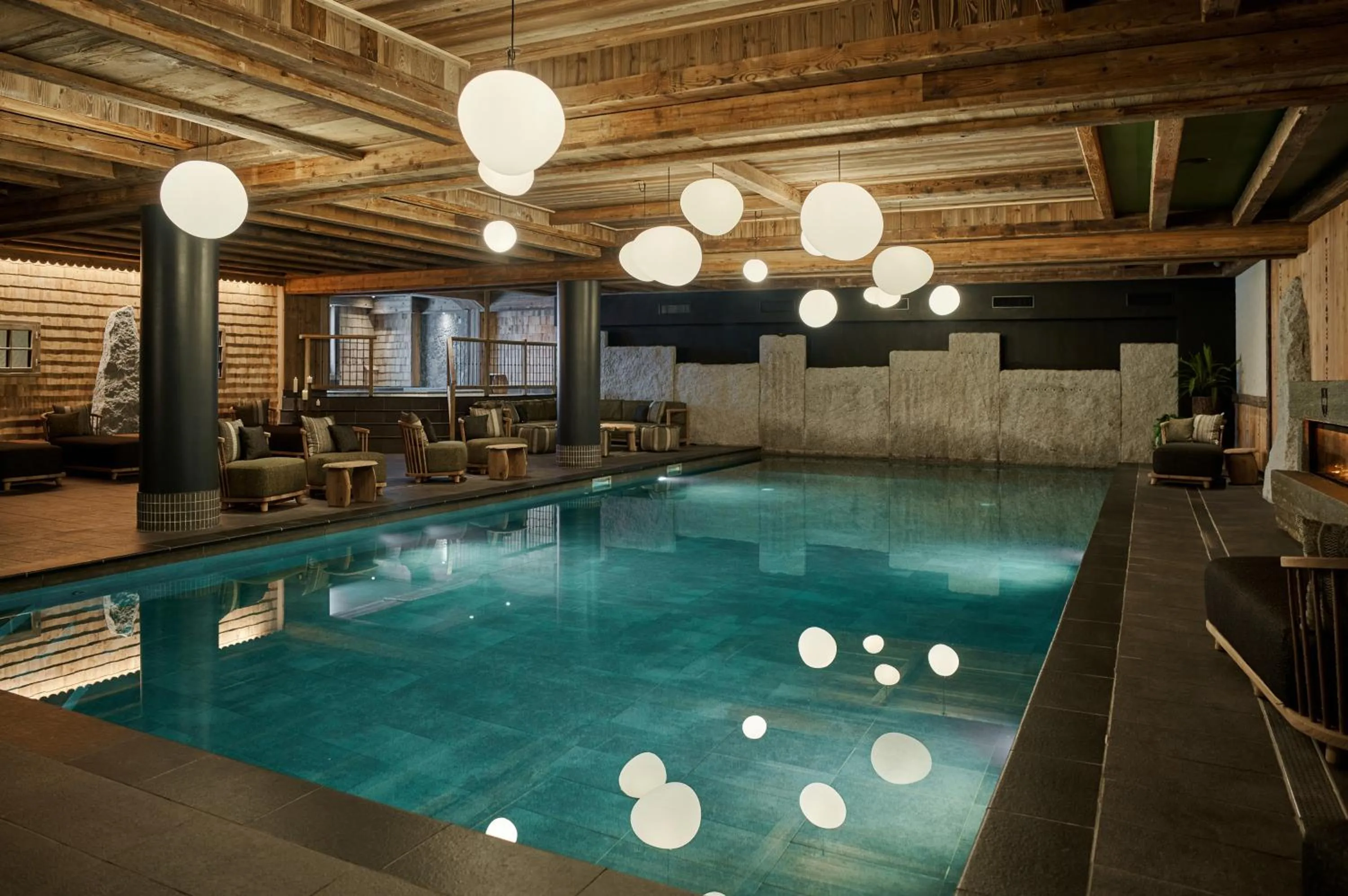 Swimming pool in Les Suites – Maison Bouvier
