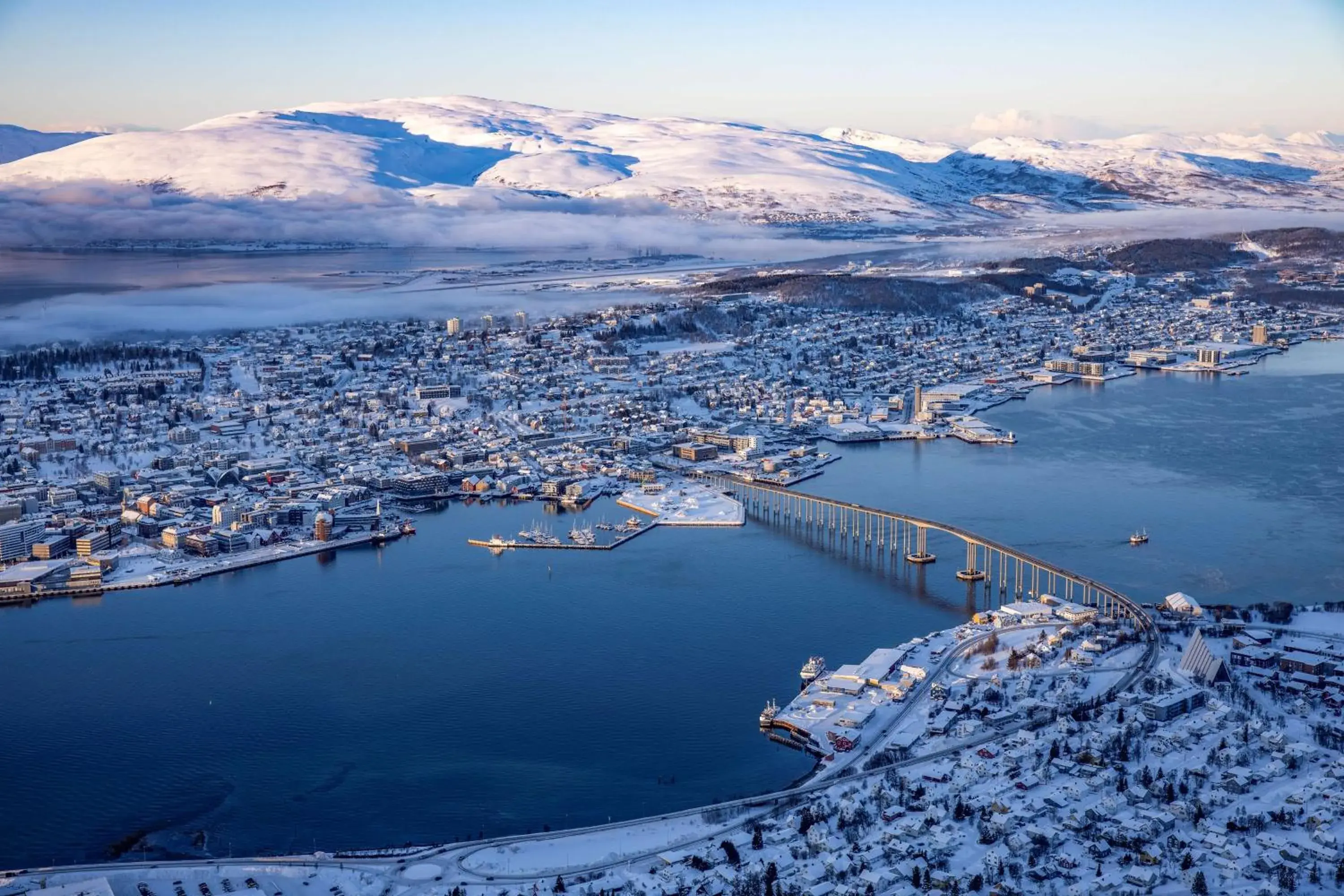 Bird's eye view in Radisson Blu Hotel Tromsø Bird's eye view in Radisson Blu Hotel Tromsø