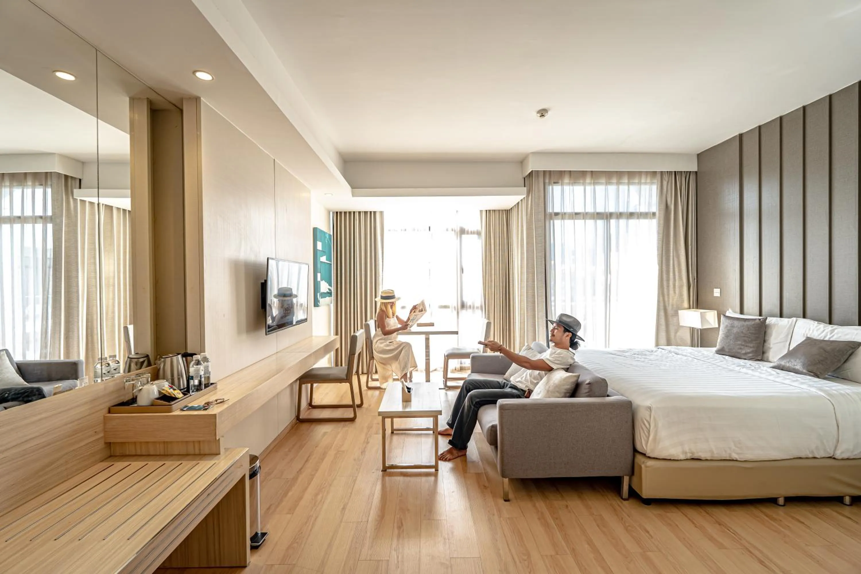 Bedroom, Bed in Arden Hotel and Residence by At Mind