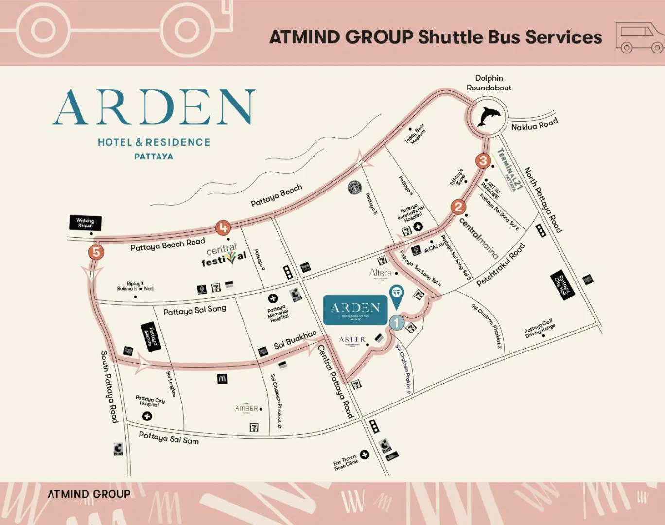 Bird's eye view in Arden Hotel and Residence by At Mind