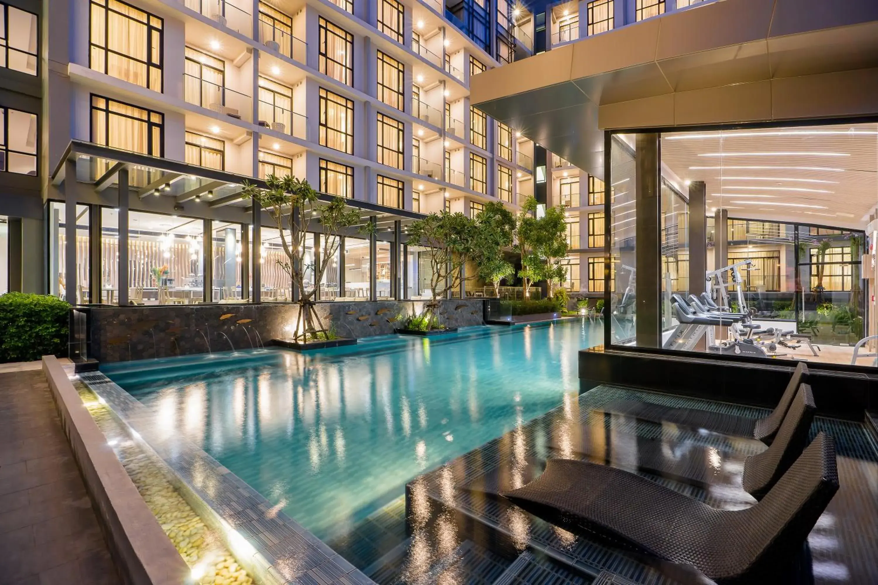 Swimming pool in Arden Hotel and Residence by At Mind Swimming pool in Arden Hotel and Residence by At Mind