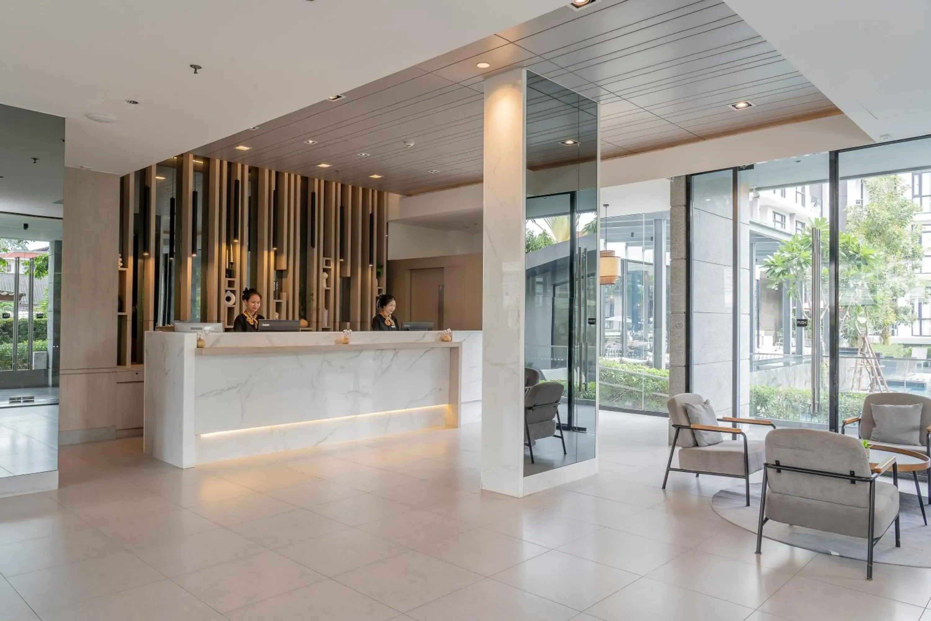 Lobby or reception in Arden Hotel and Residence by At Mind Lobby or reception in Arden Hotel and Residence by At Mind