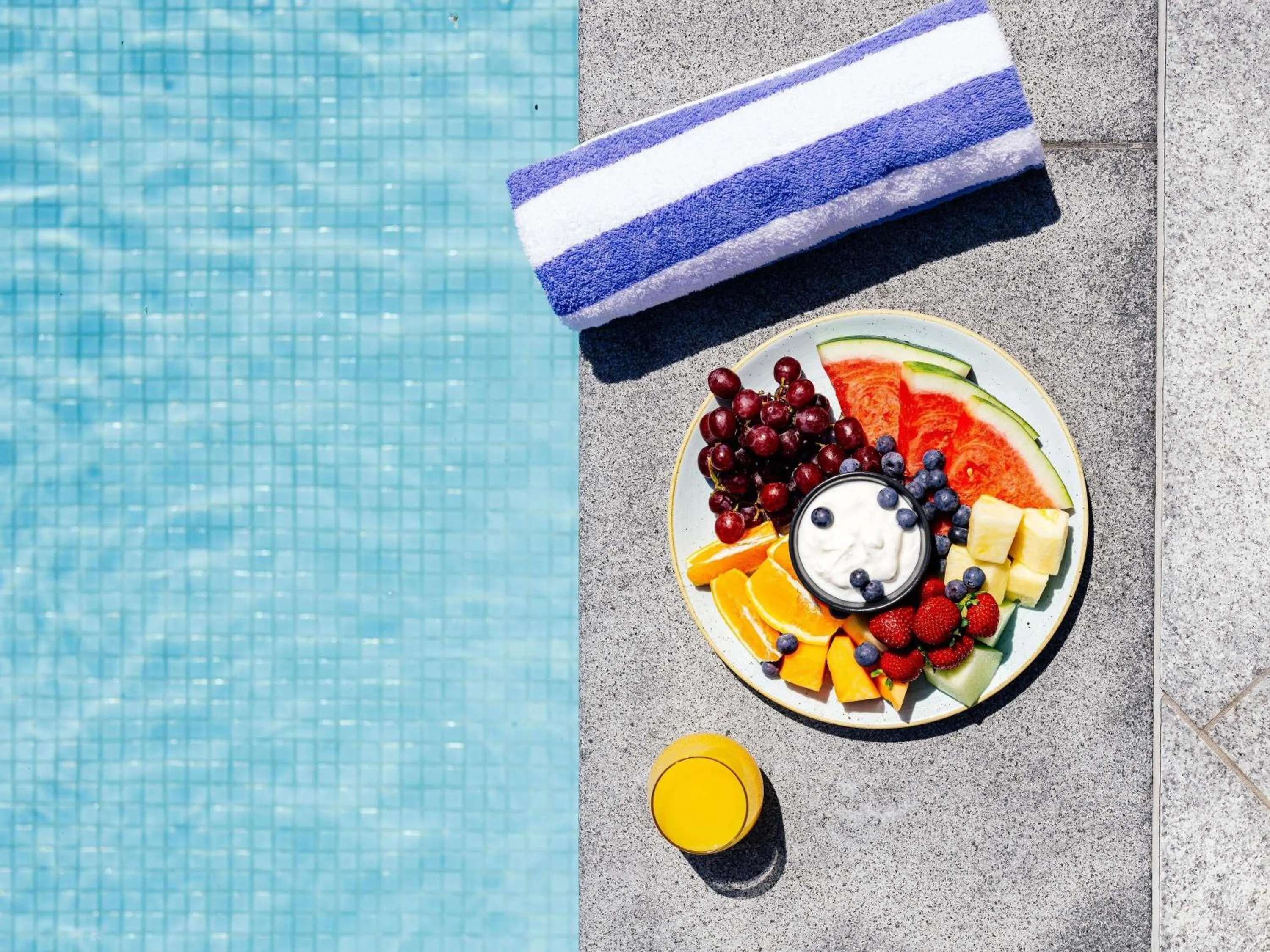 Pool view in Pullman Brisbane Airport