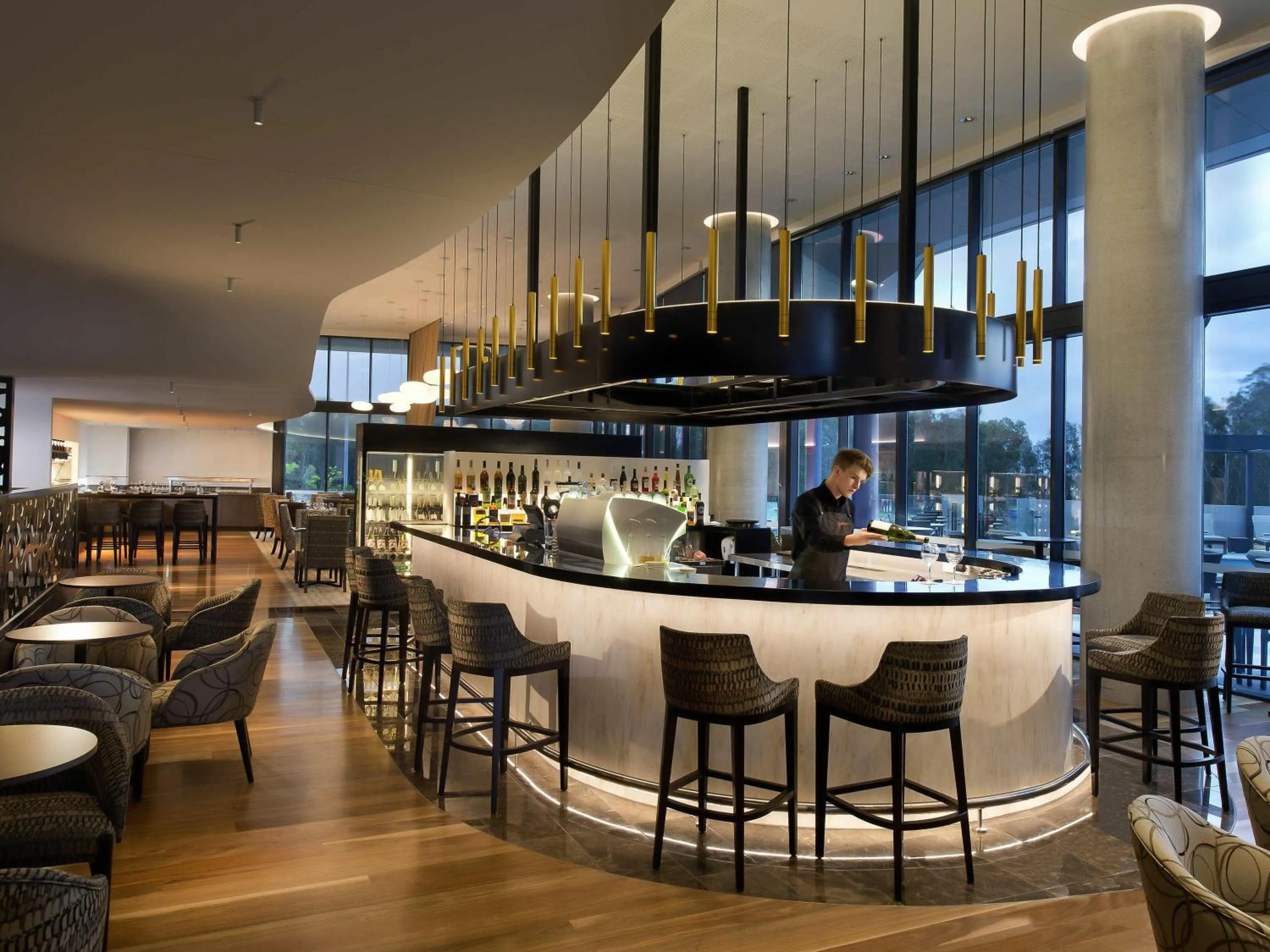 Lounge or bar in Pullman Brisbane Airport