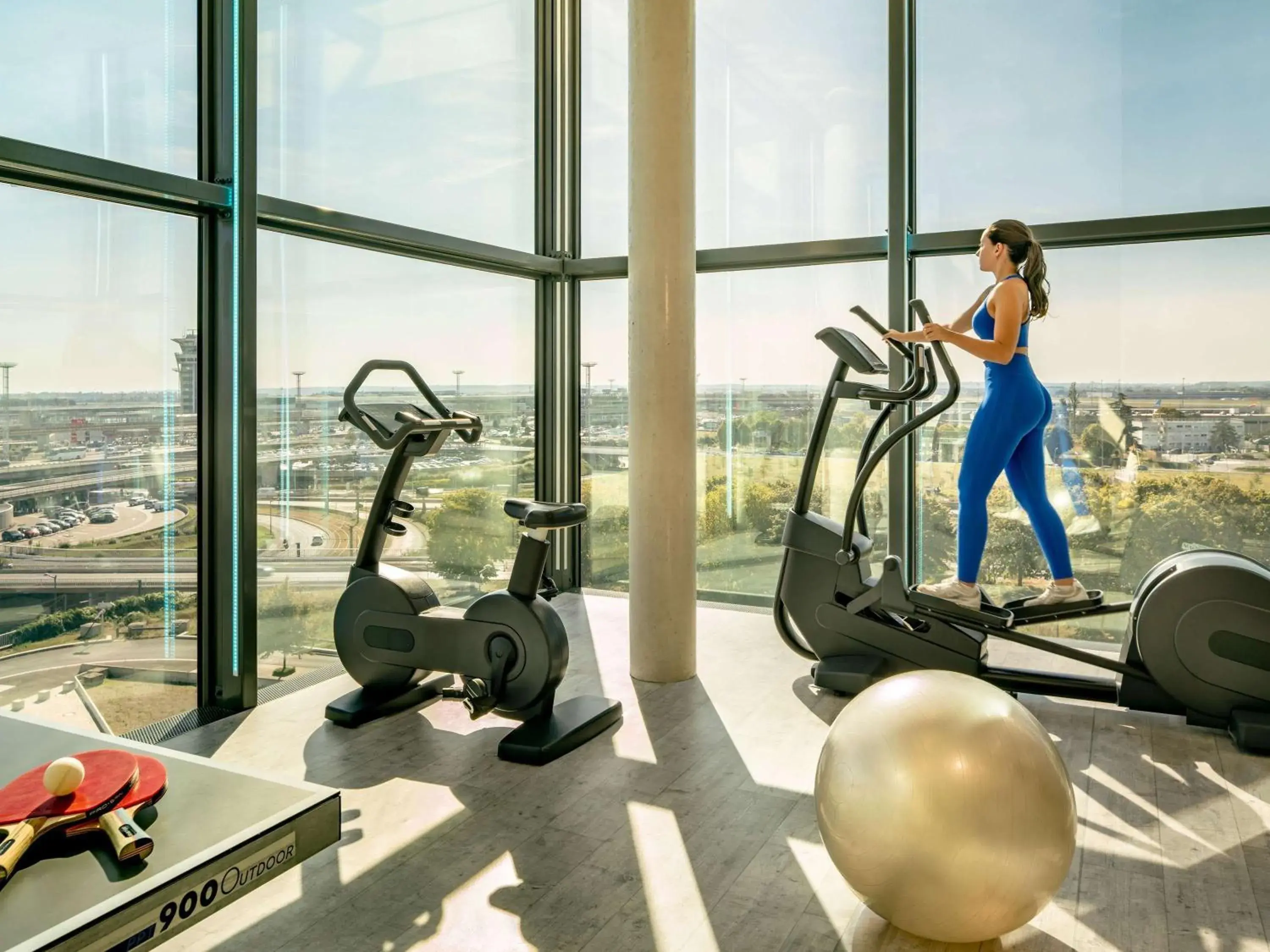 Property building, Fitness Center/Facilities in Novotel Paris Coeur d'Orly Airport