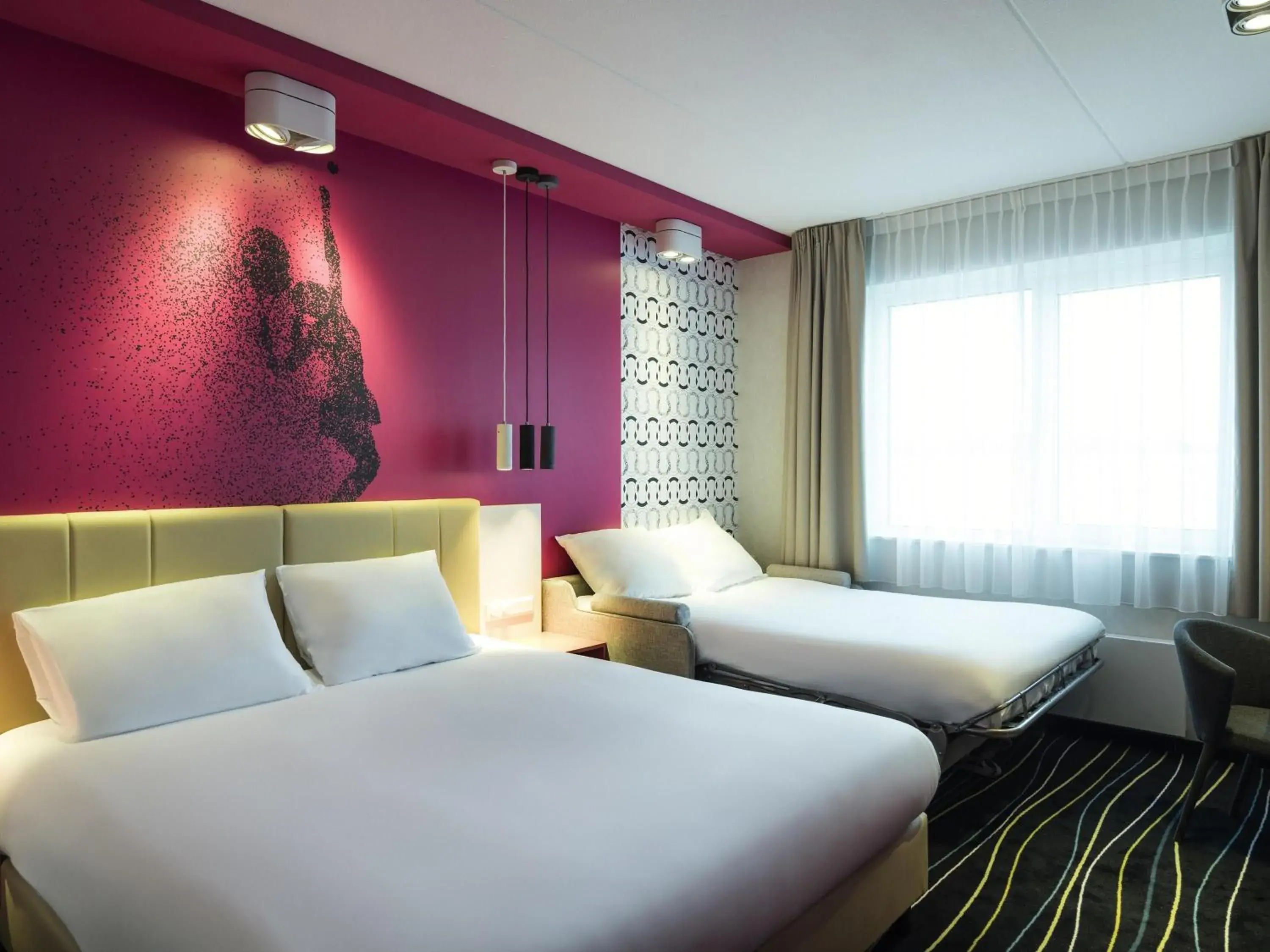 Bedroom, Bed in ibis Styles Haarlem City Bedroom, Bed in ibis Styles Haarlem City