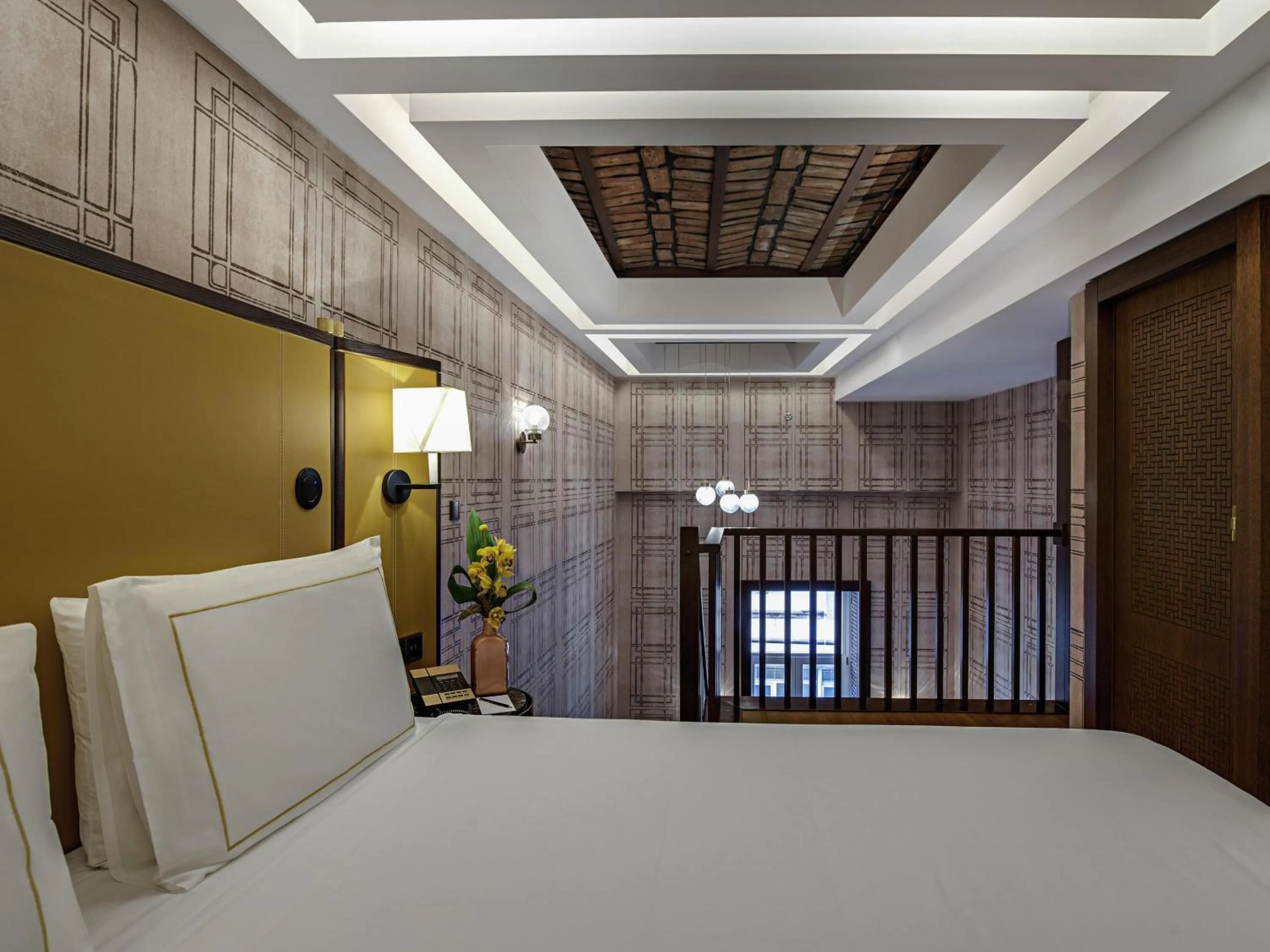Bedroom, Bed in The Galata Hotel Istanbul - MGallery Collection