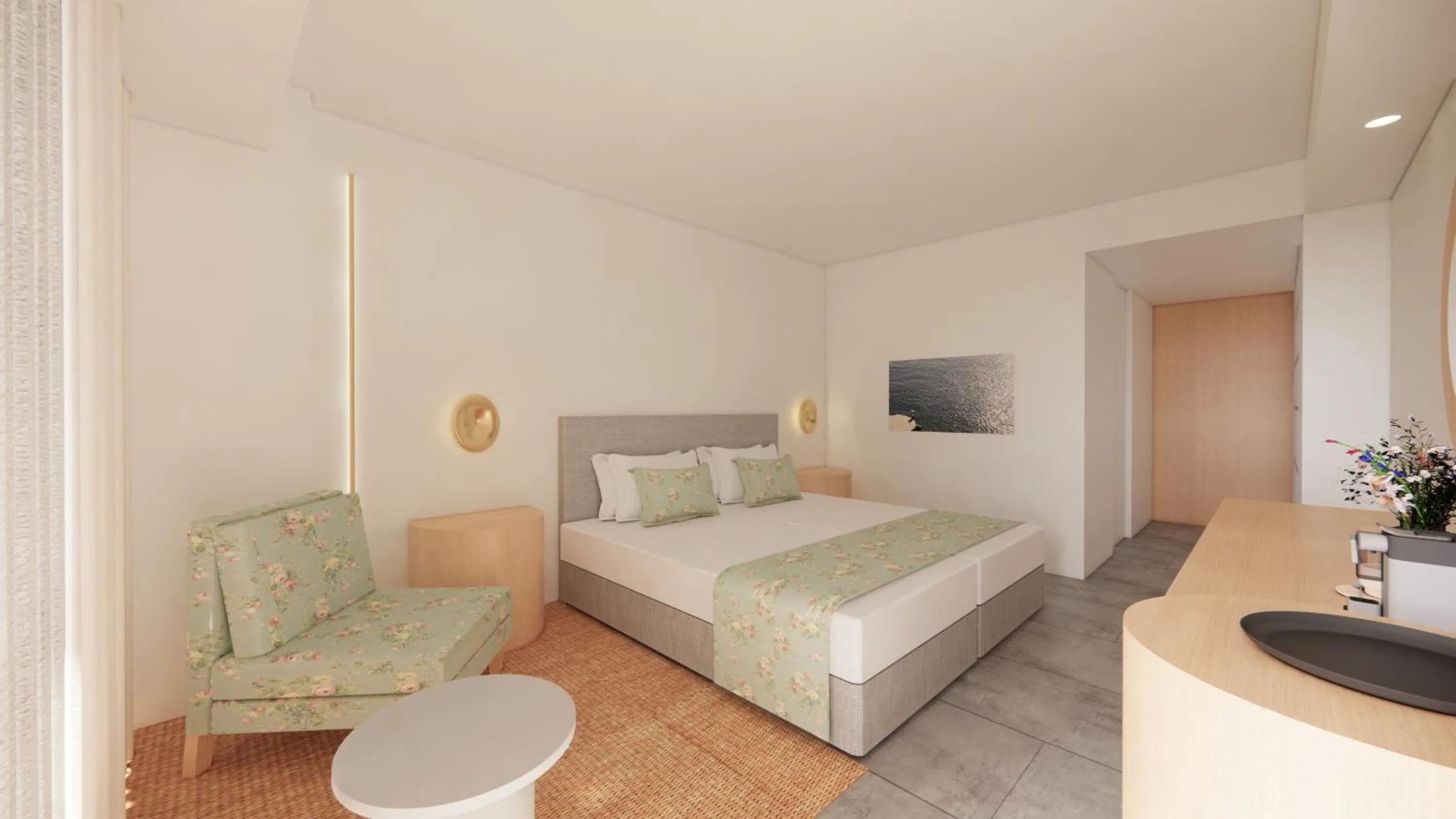 Bedroom, Bed in Aquila Porto Rethymno