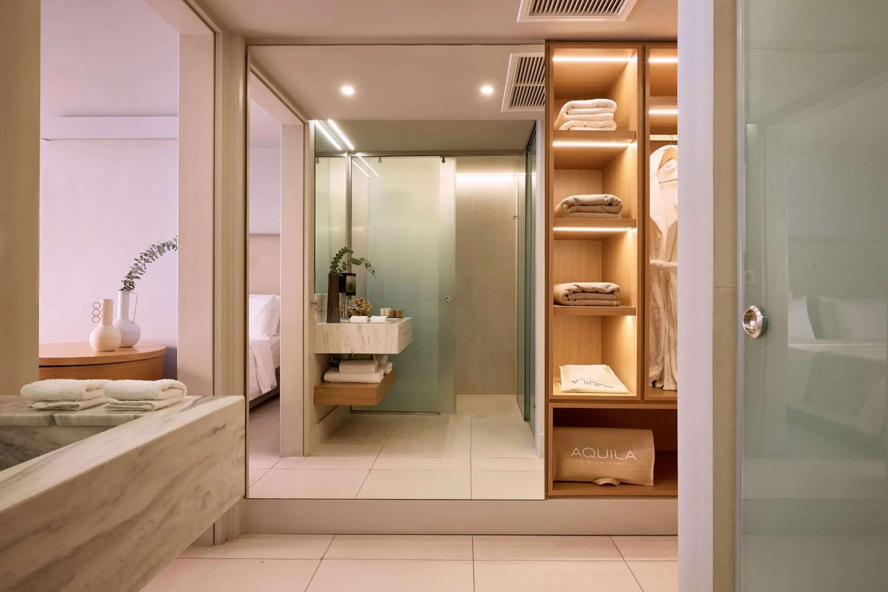 Bathroom in Aquila Porto Rethymno