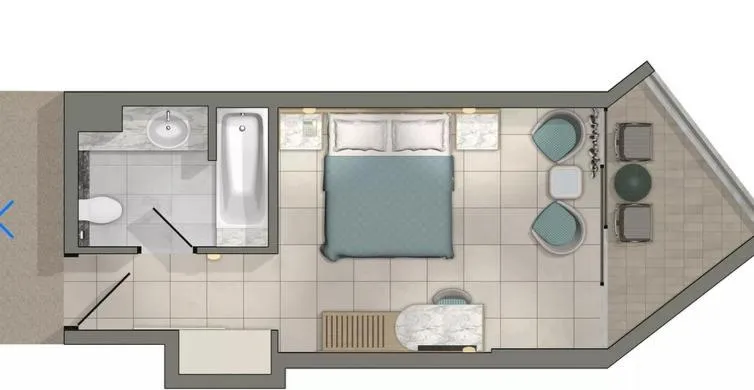 Bathroom in Aquila Porto Rethymno