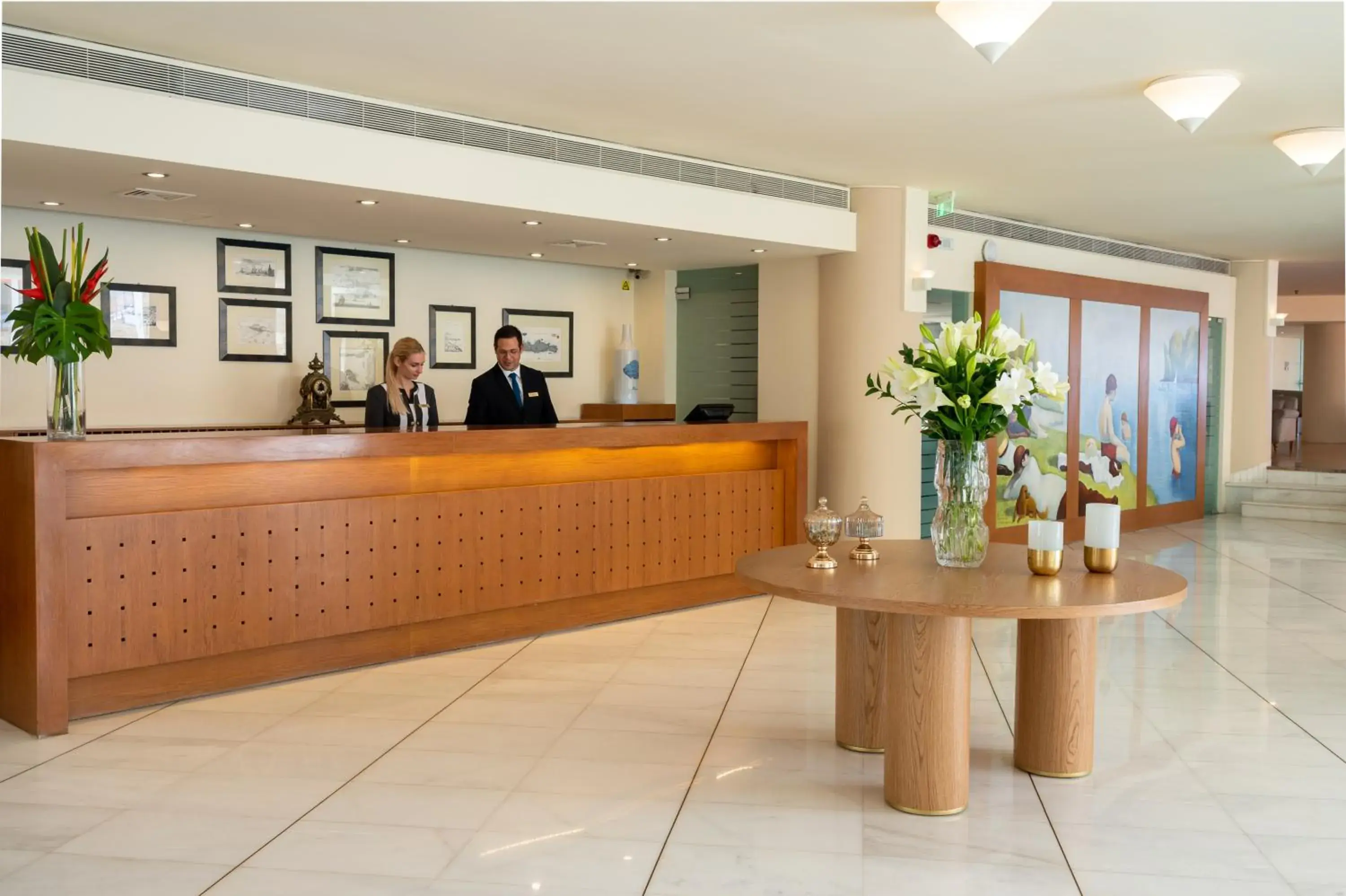 Lobby or reception in Aquila Porto Rethymno Lobby or reception in Aquila Porto Rethymno