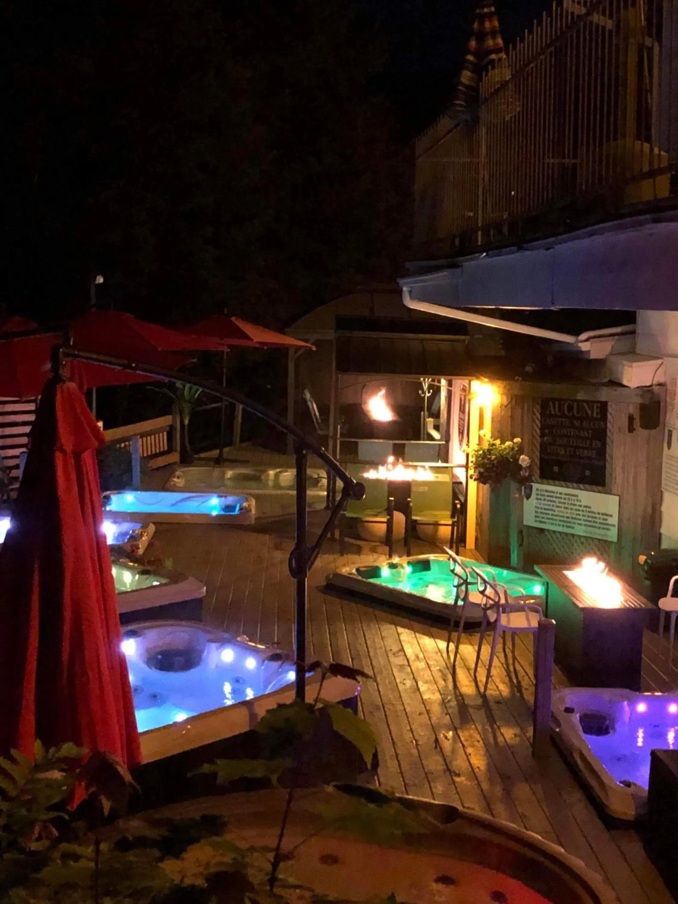 Patio in Auberge Hotel Spa Watel