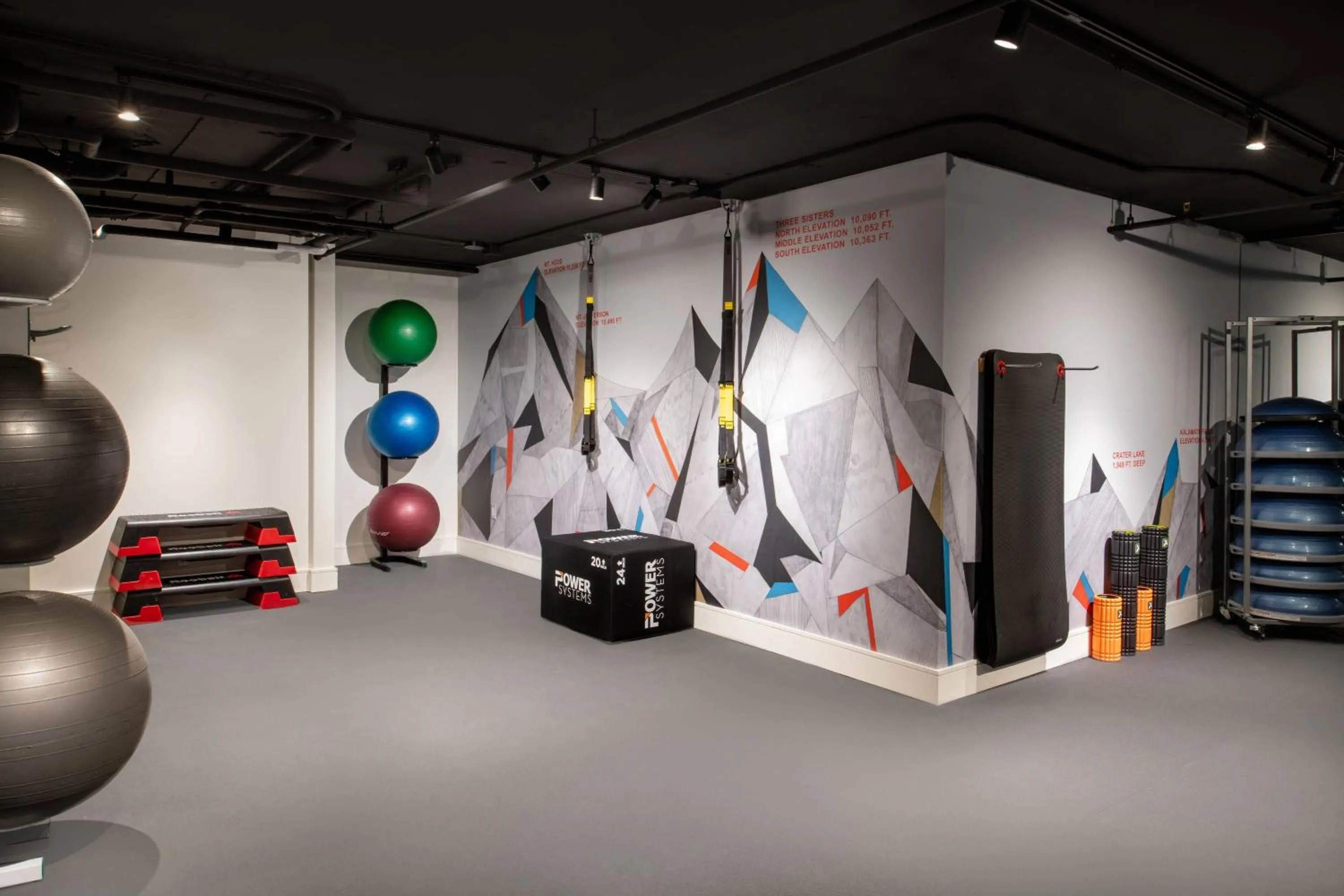 Fitness centre/facilities in The Bidwell Marriott Portland