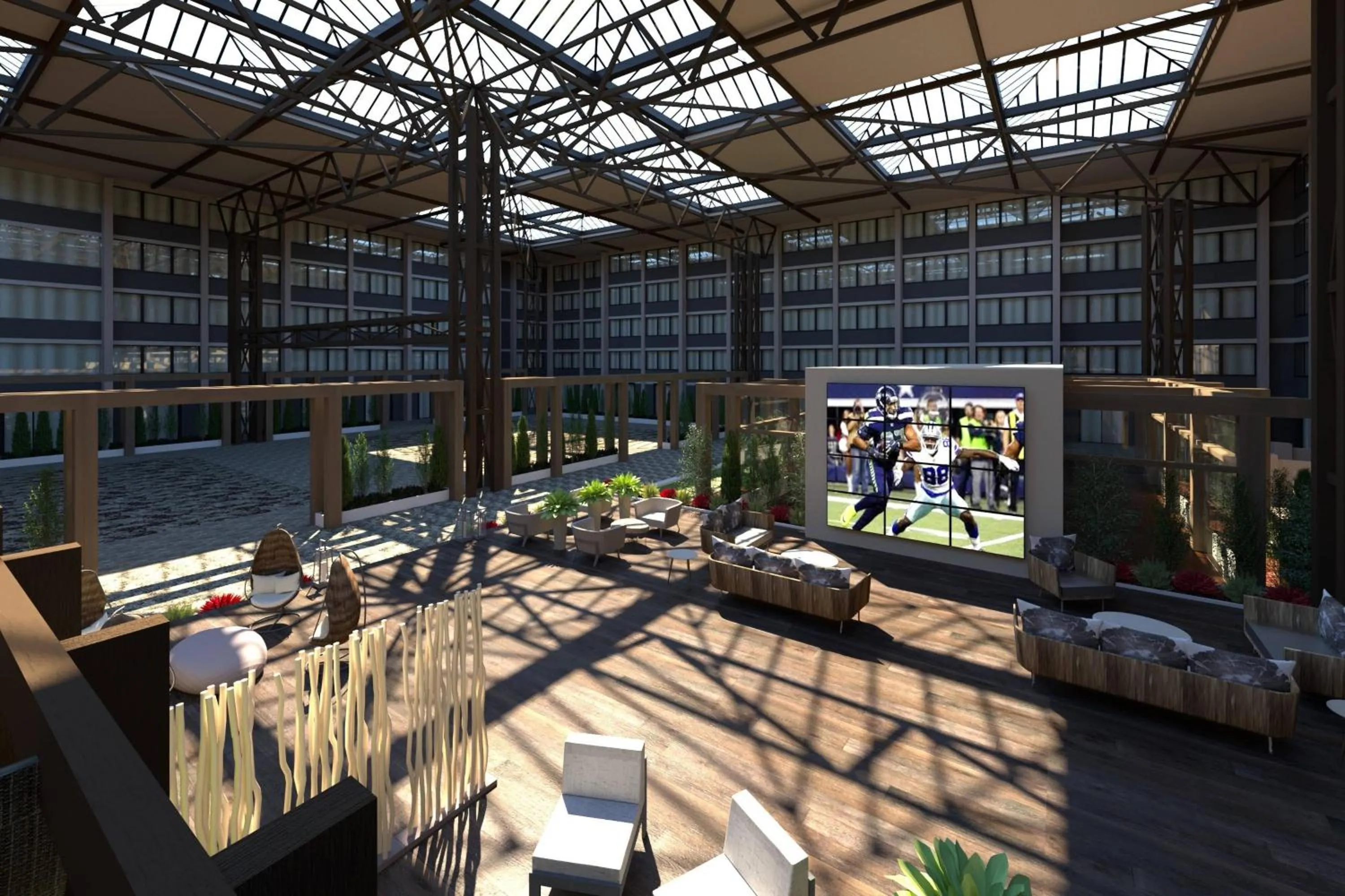 Meeting/conference room in Seattle Airport Marriott