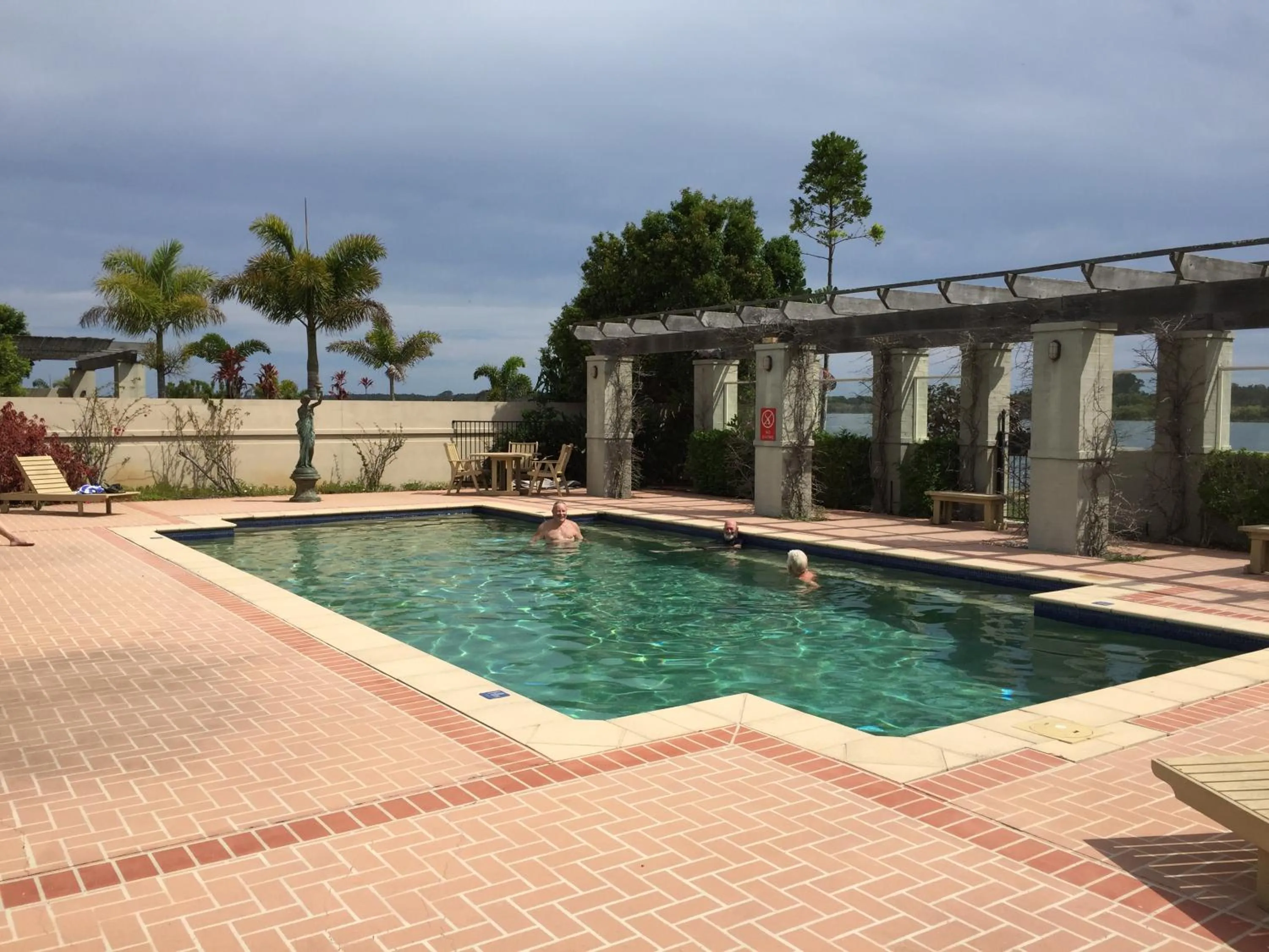 Swimming pool in Harrington River Lodge