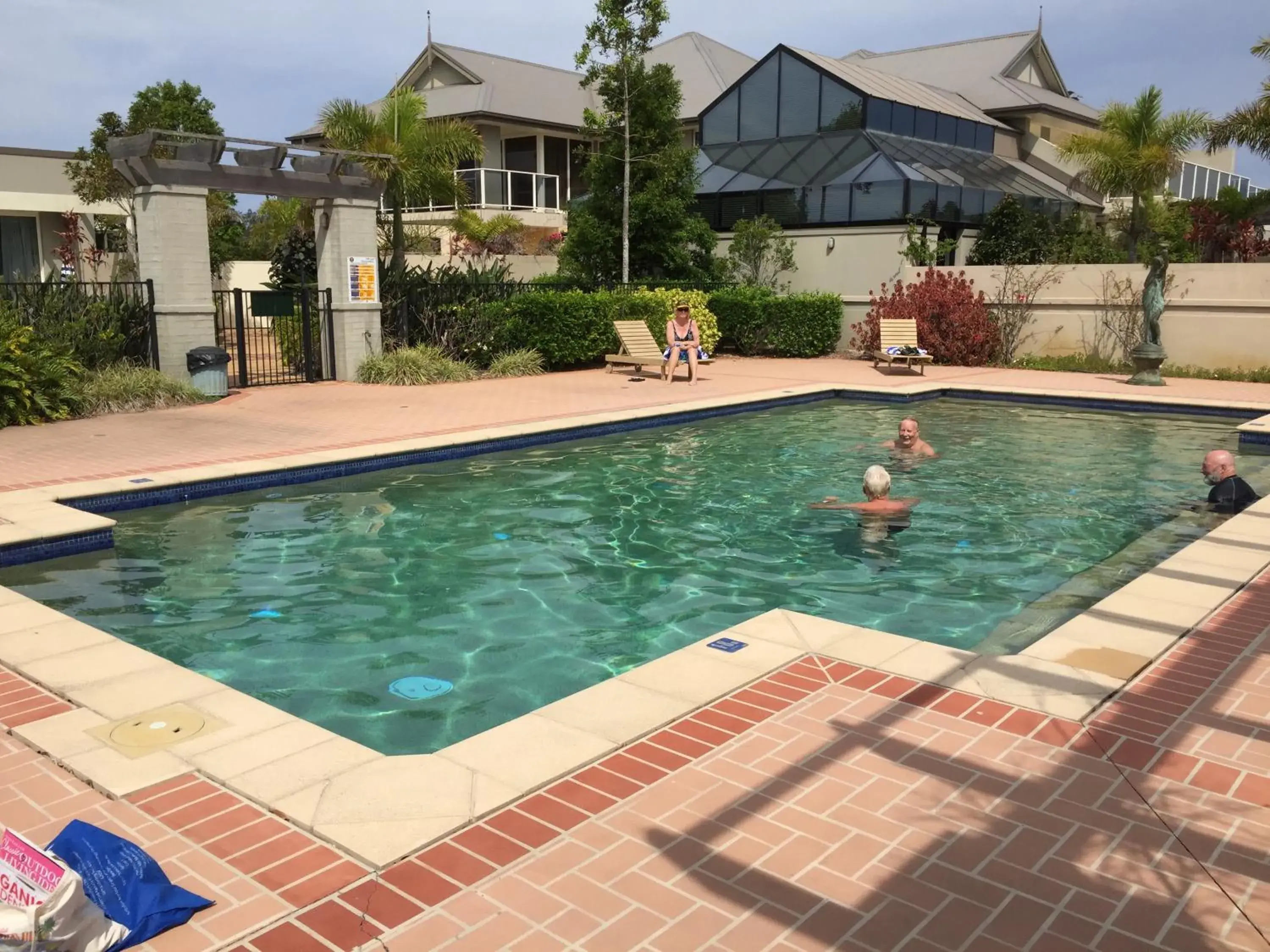 Swimming pool in Harrington River Lodge Swimming pool in Harrington River Lodge